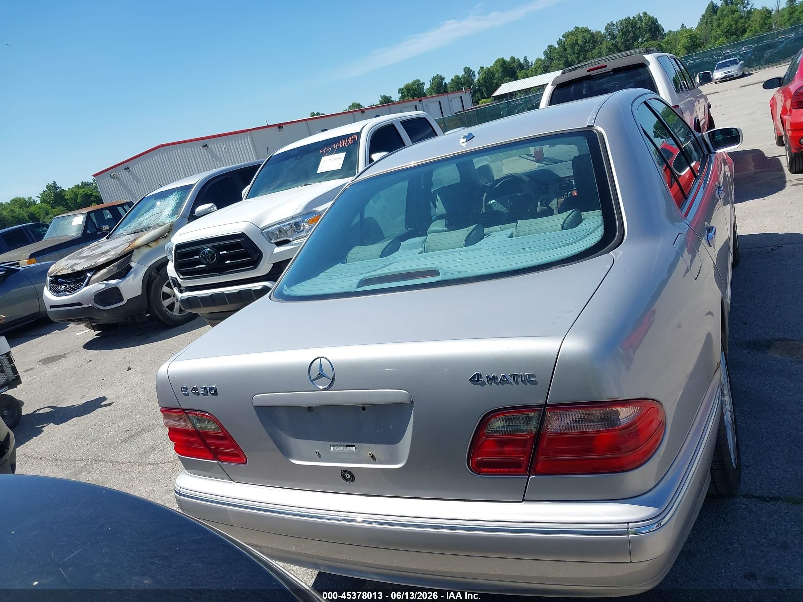 2002 Mercedes-benz E 430 4m/4m Special Edition Silver vin: WDBJF83JX2X069650