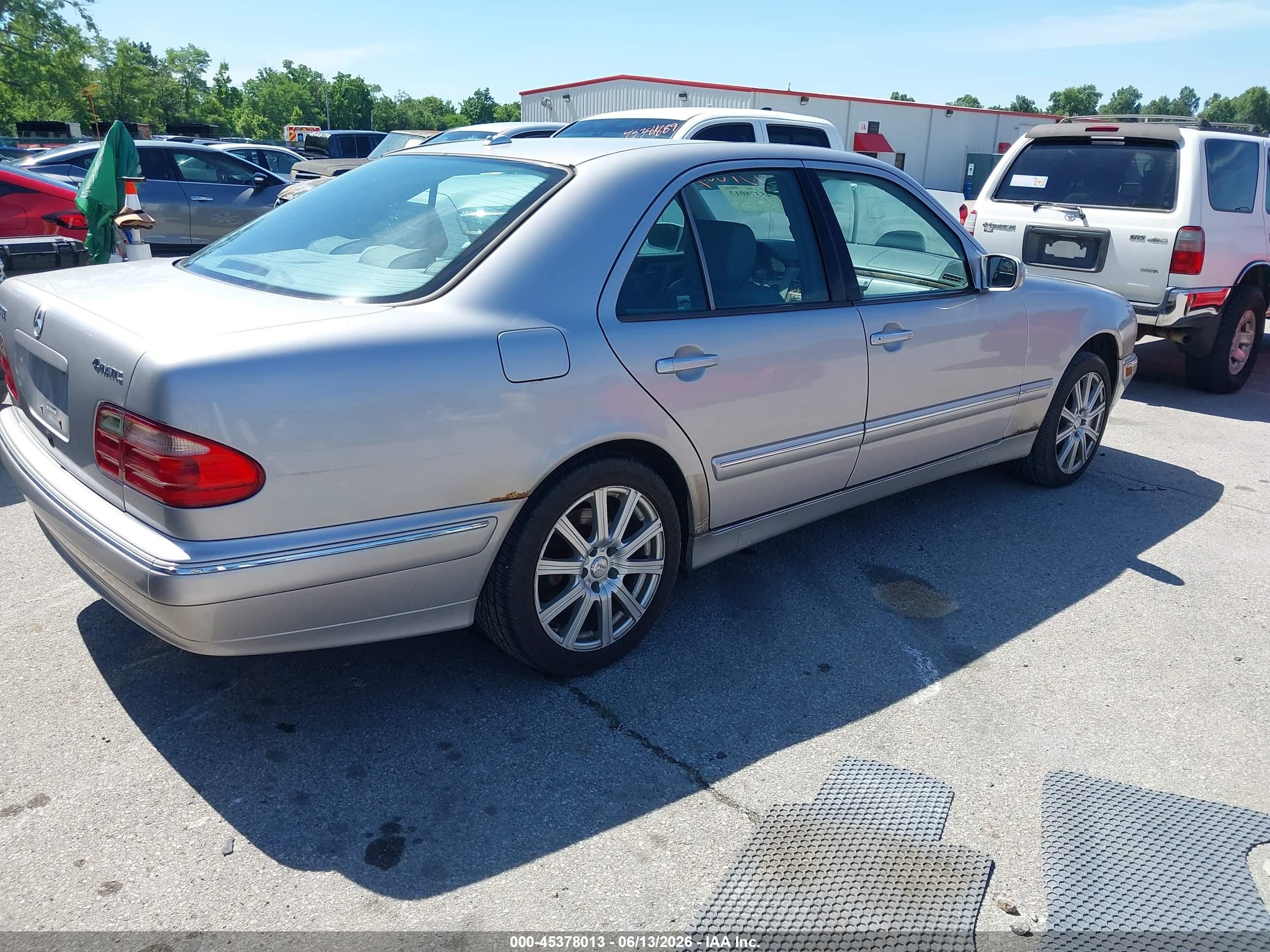 2002 Mercedes-benz E 430 4m/4m Special Edition Silver vin: WDBJF83JX2X069650
