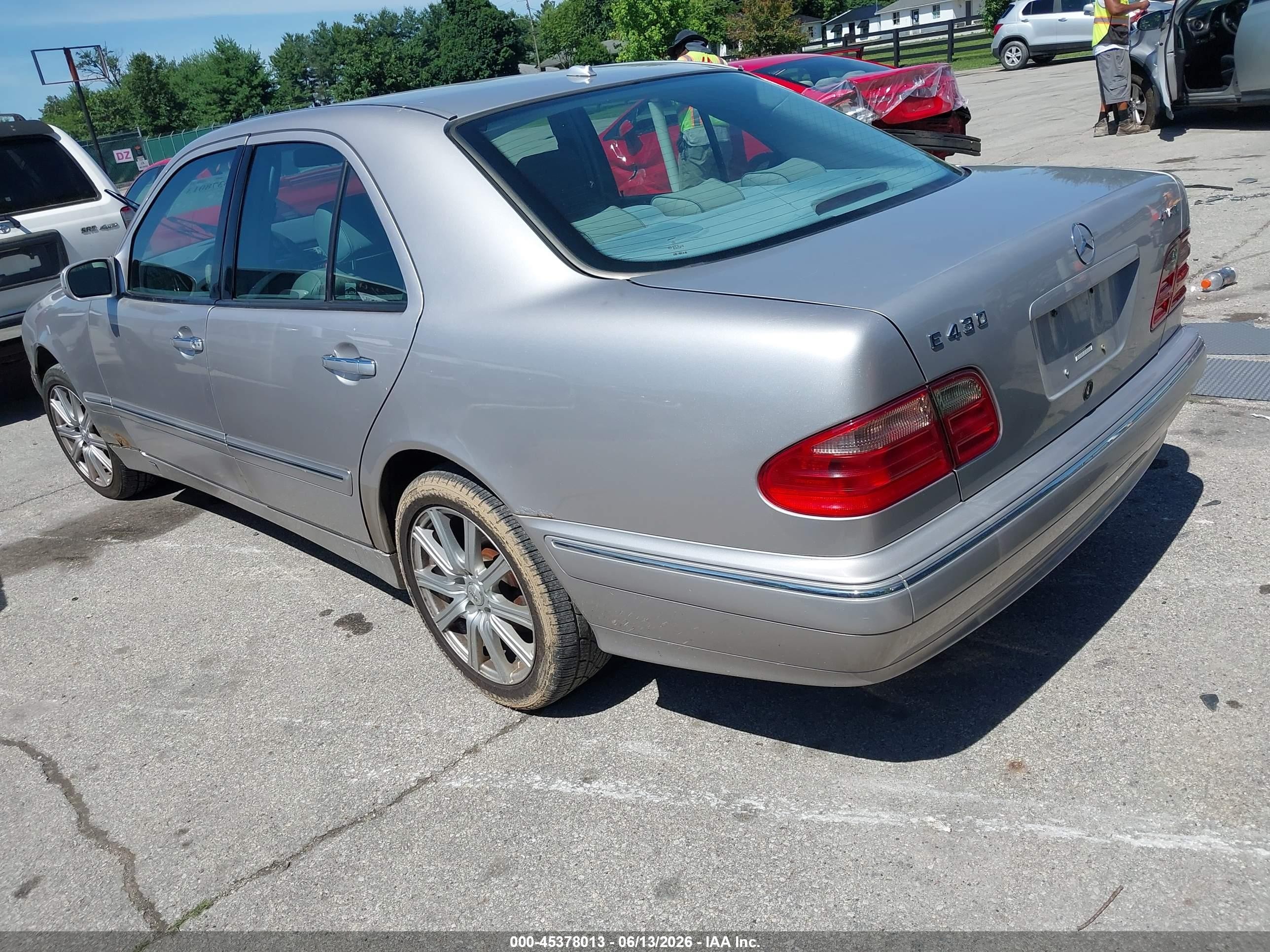 2002 Mercedes-benz E 430 4m/4m Special Edition Silver vin: WDBJF83JX2X069650