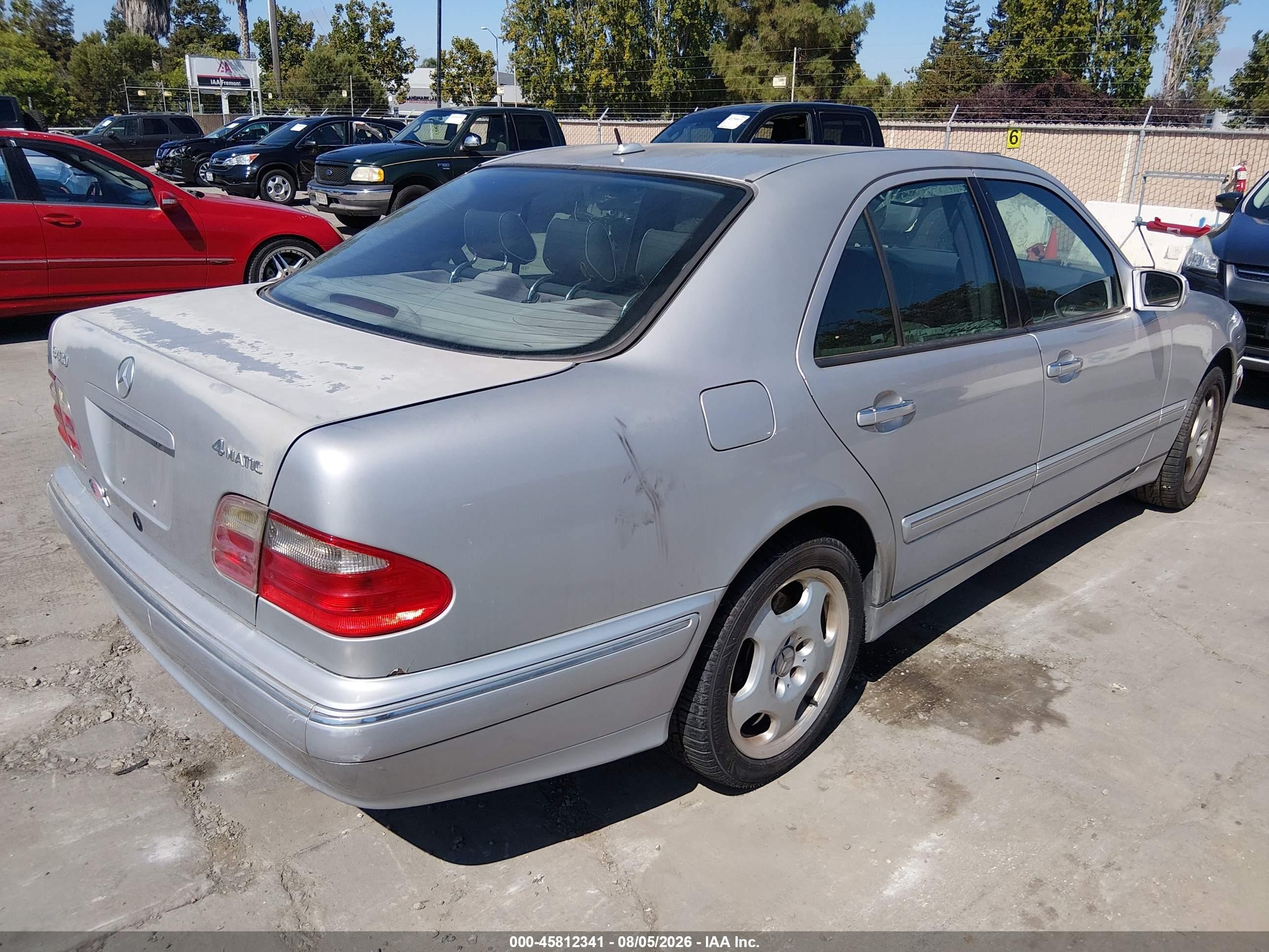 2002 Mercedes-benz E 430 4m/4m Special Edition Silver vin: WDBJF83JX2X078350
