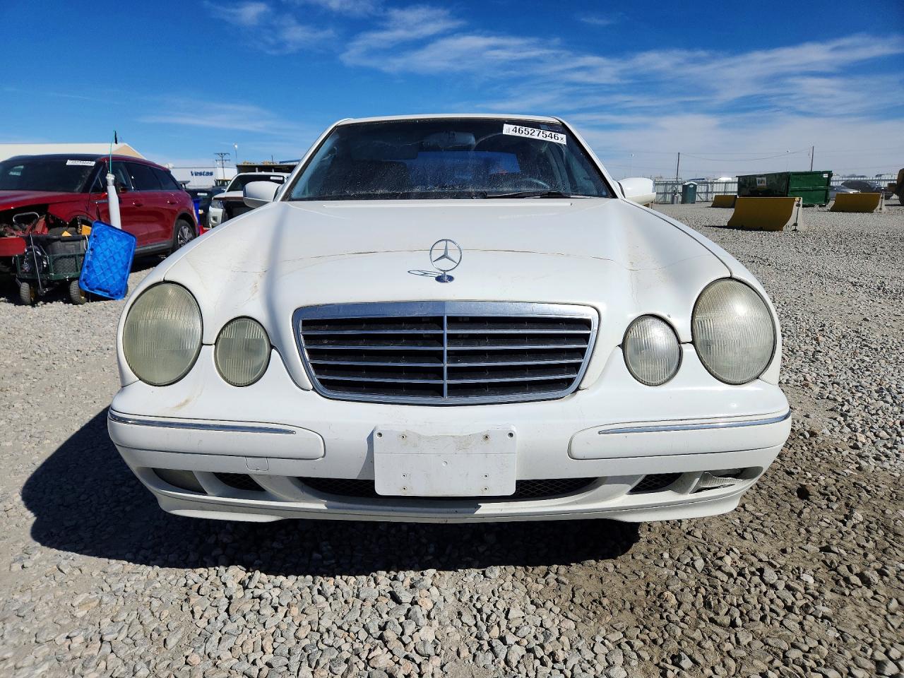 2000 Mercedes-benz E 430 White vin: WDBJF83JXYX030209