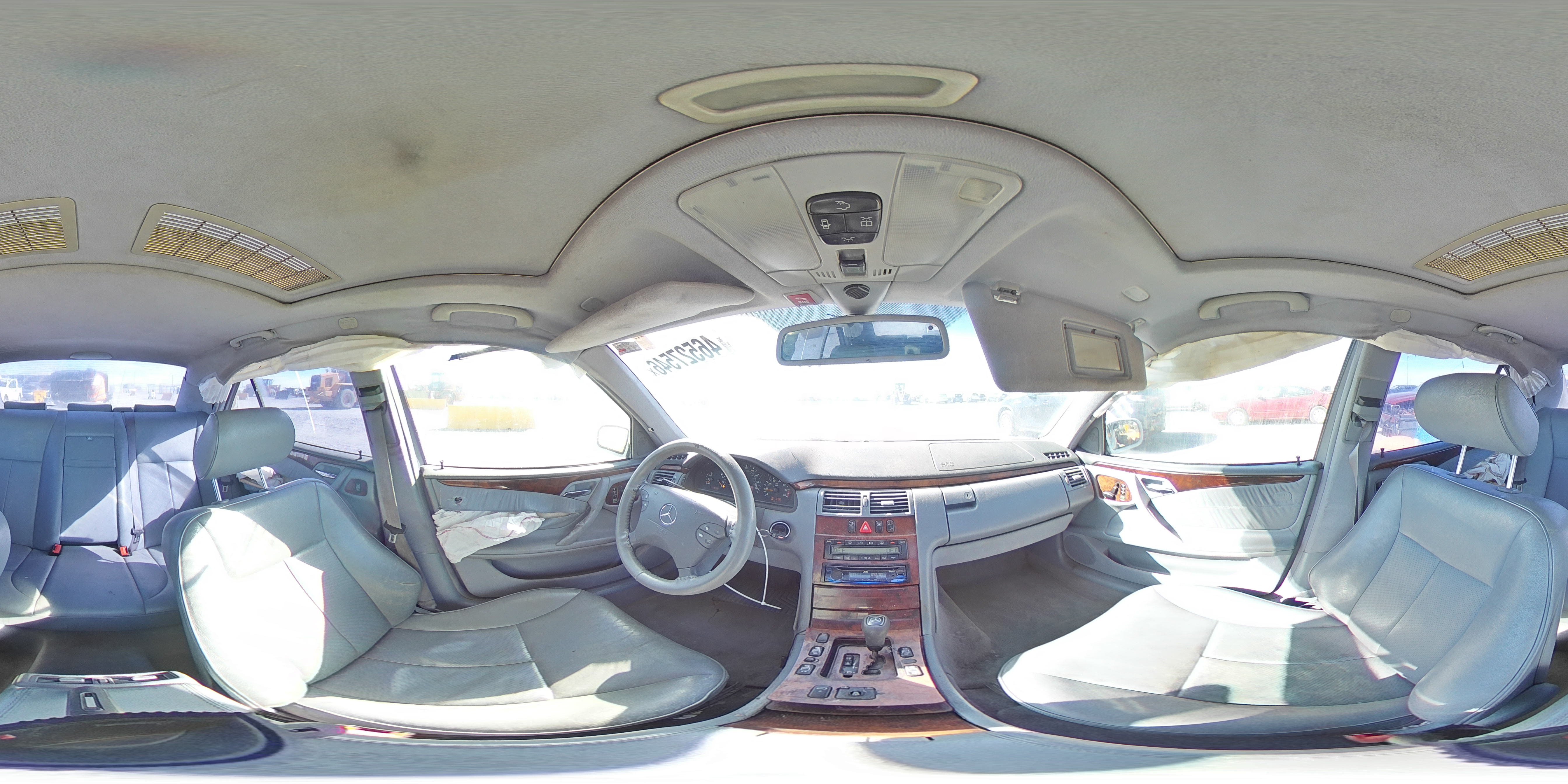 2000 Mercedes-benz E 430 White vin: WDBJF83JXYX030209