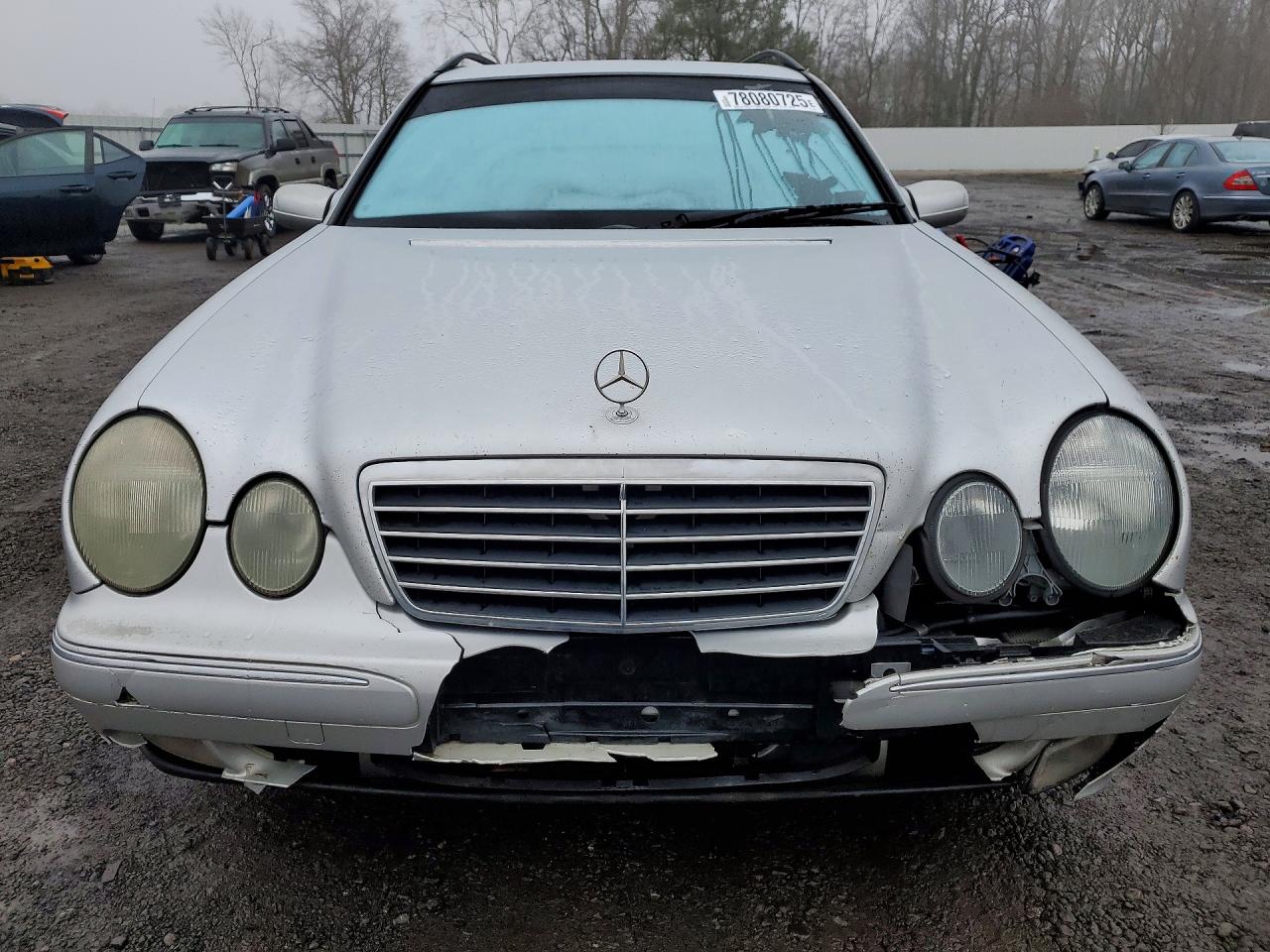 2000 Mercedes-benz E 320 Silver vin: WDBJH65J3YA980880