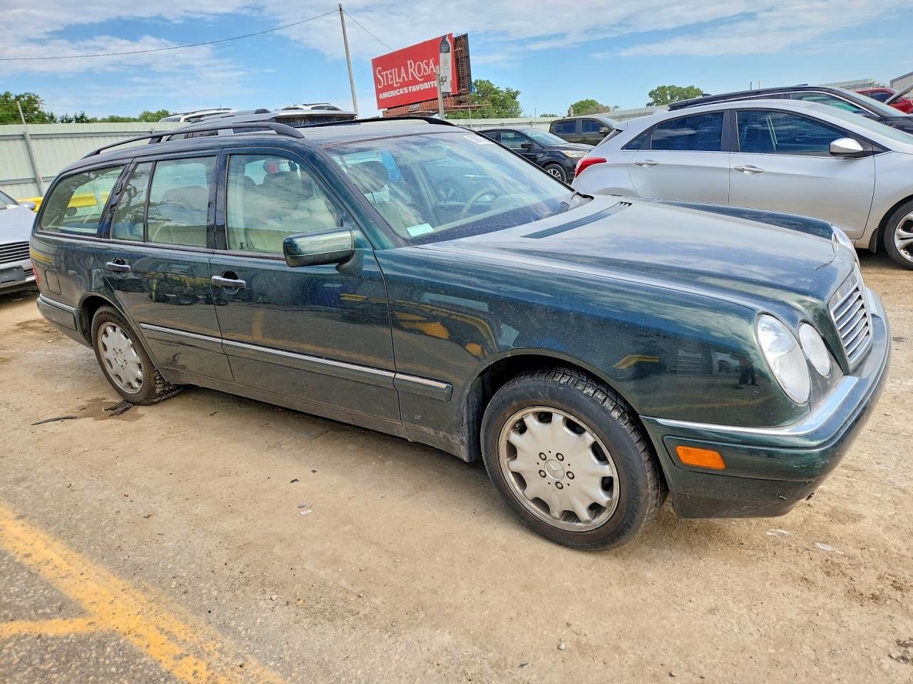 1998 Mercedes-benz E 320 4matic Green vin: WDBJH82F7WX005501