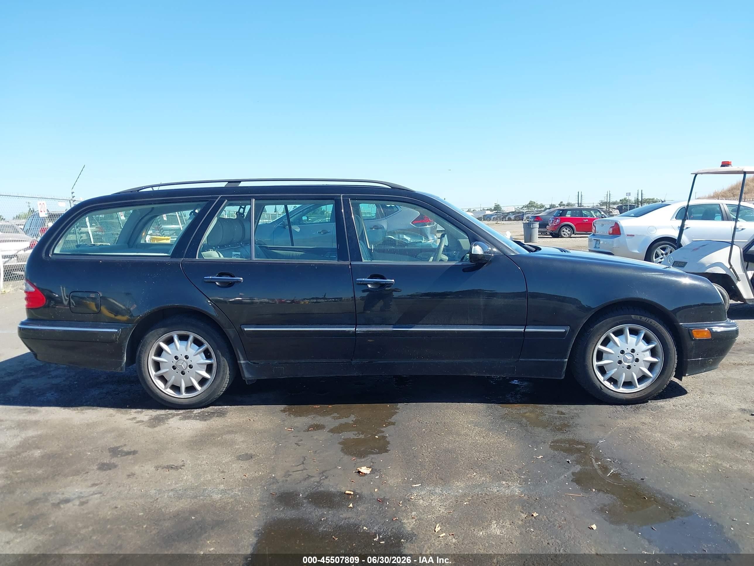 2002 Mercedes-benz E 320 4m Black vin: WDBJH82J02X070737