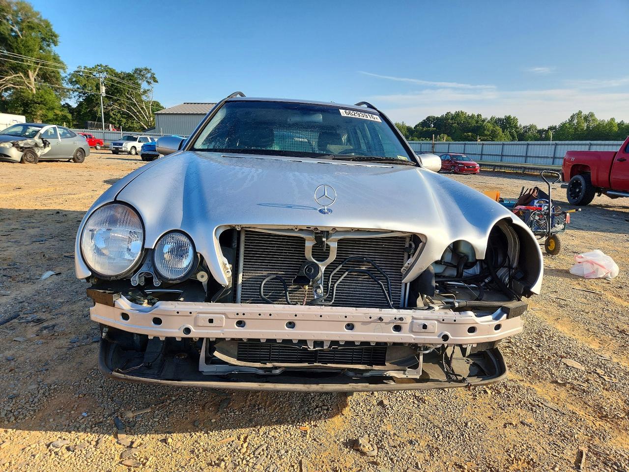 2001 Mercedes-benz E 320 4matic Silver vin: WDBJH82J21X045997