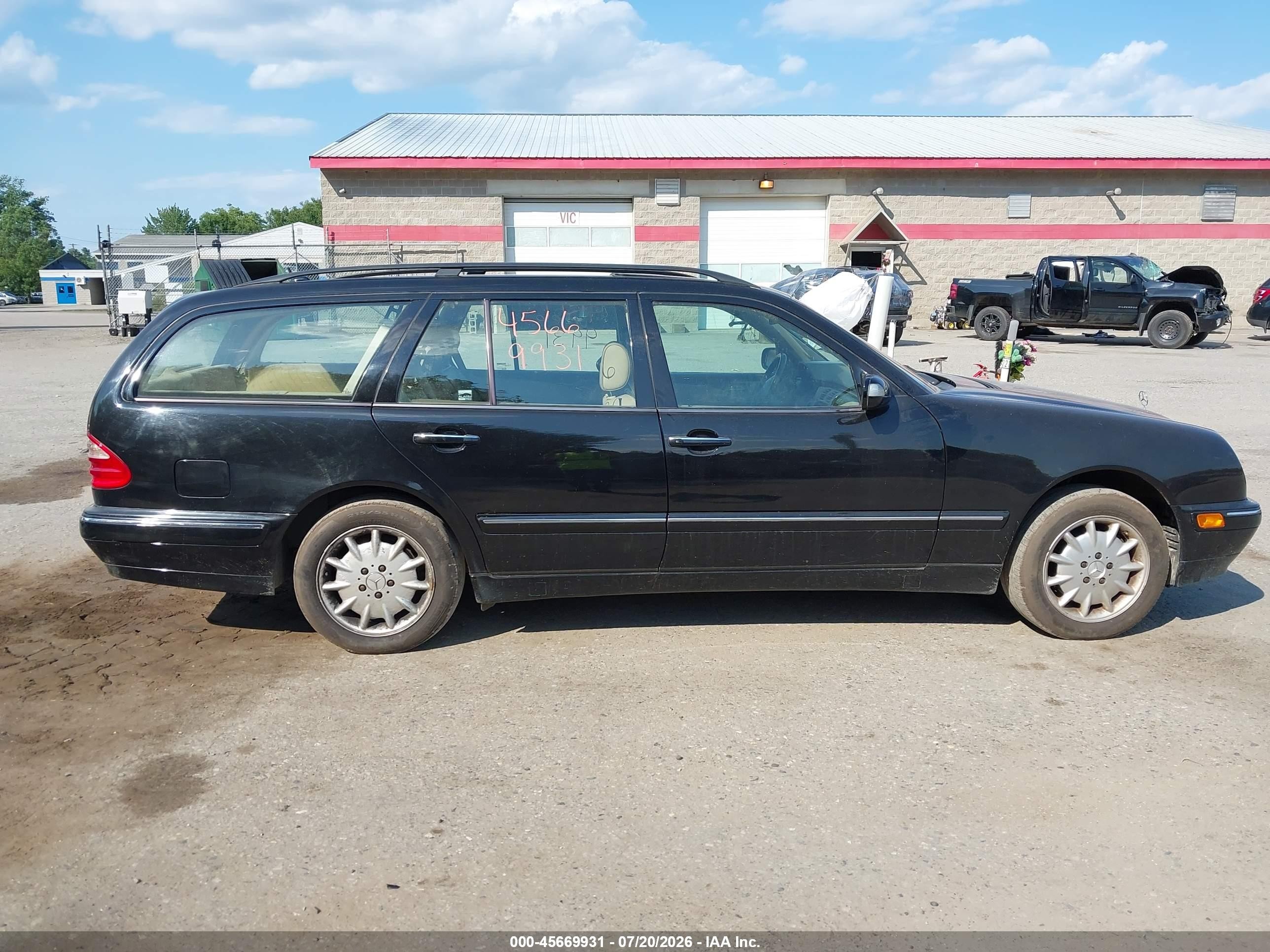 2002 Mercedes-benz E 320 4m Black vin: WDBJH82J42X063631