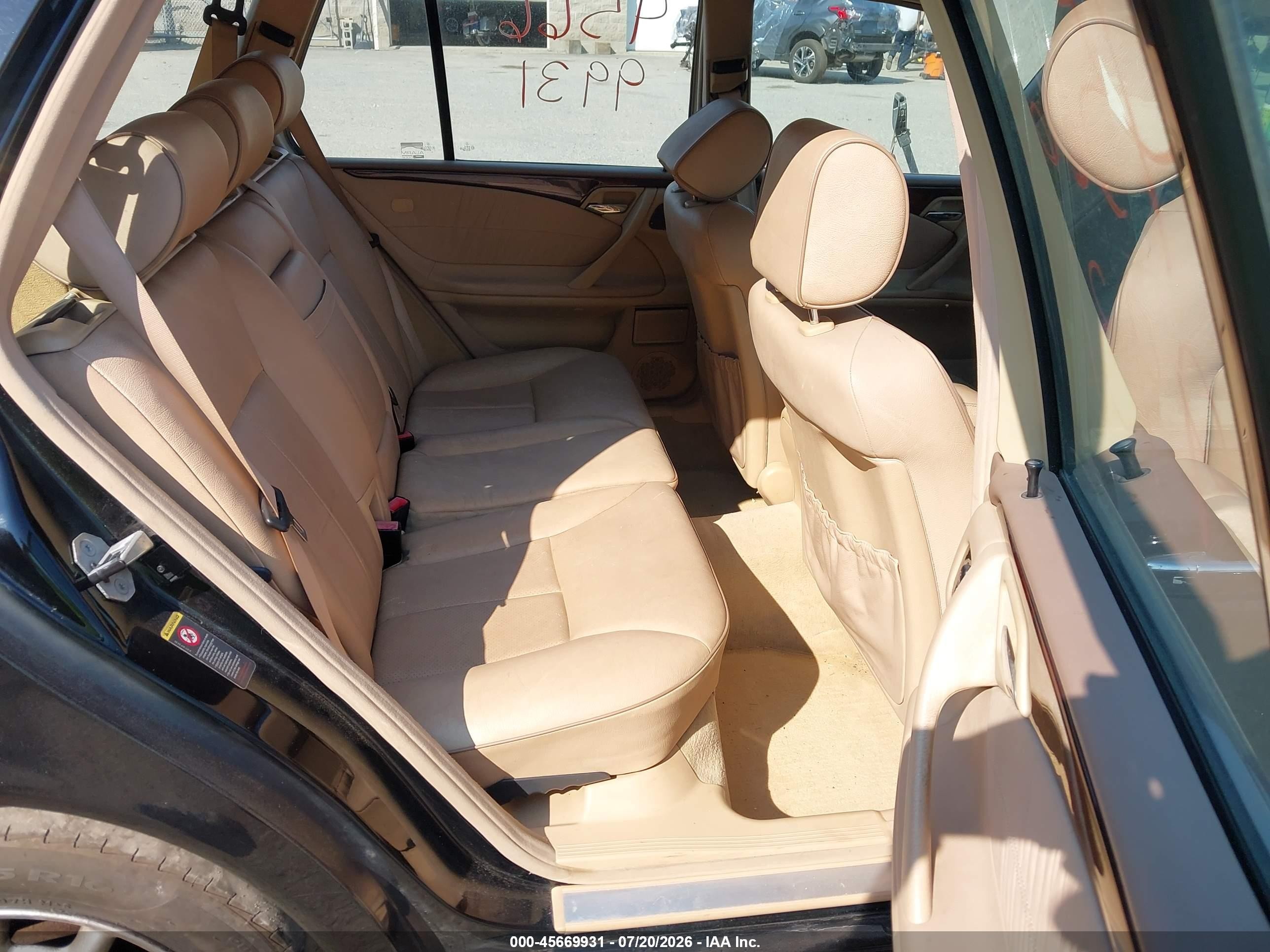 2002 Mercedes-benz E 320 4m Black vin: WDBJH82J42X063631