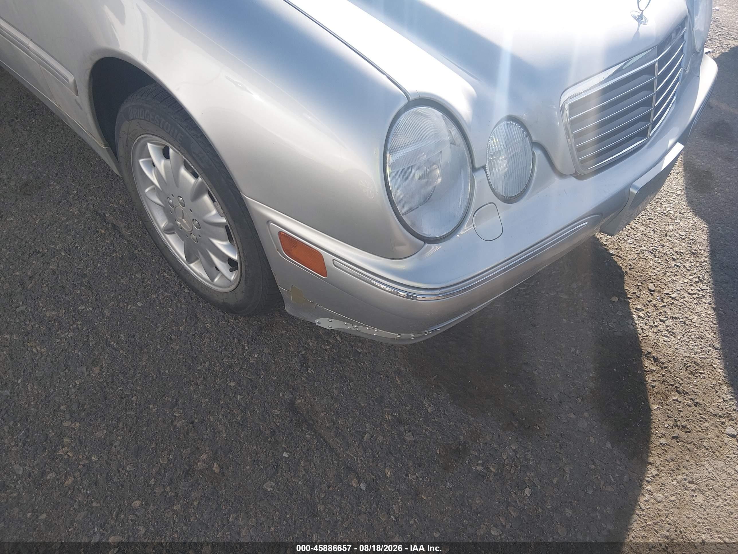 2002 Mercedes-benz E 320 4m Silver vin: WDBJH82J42X064925