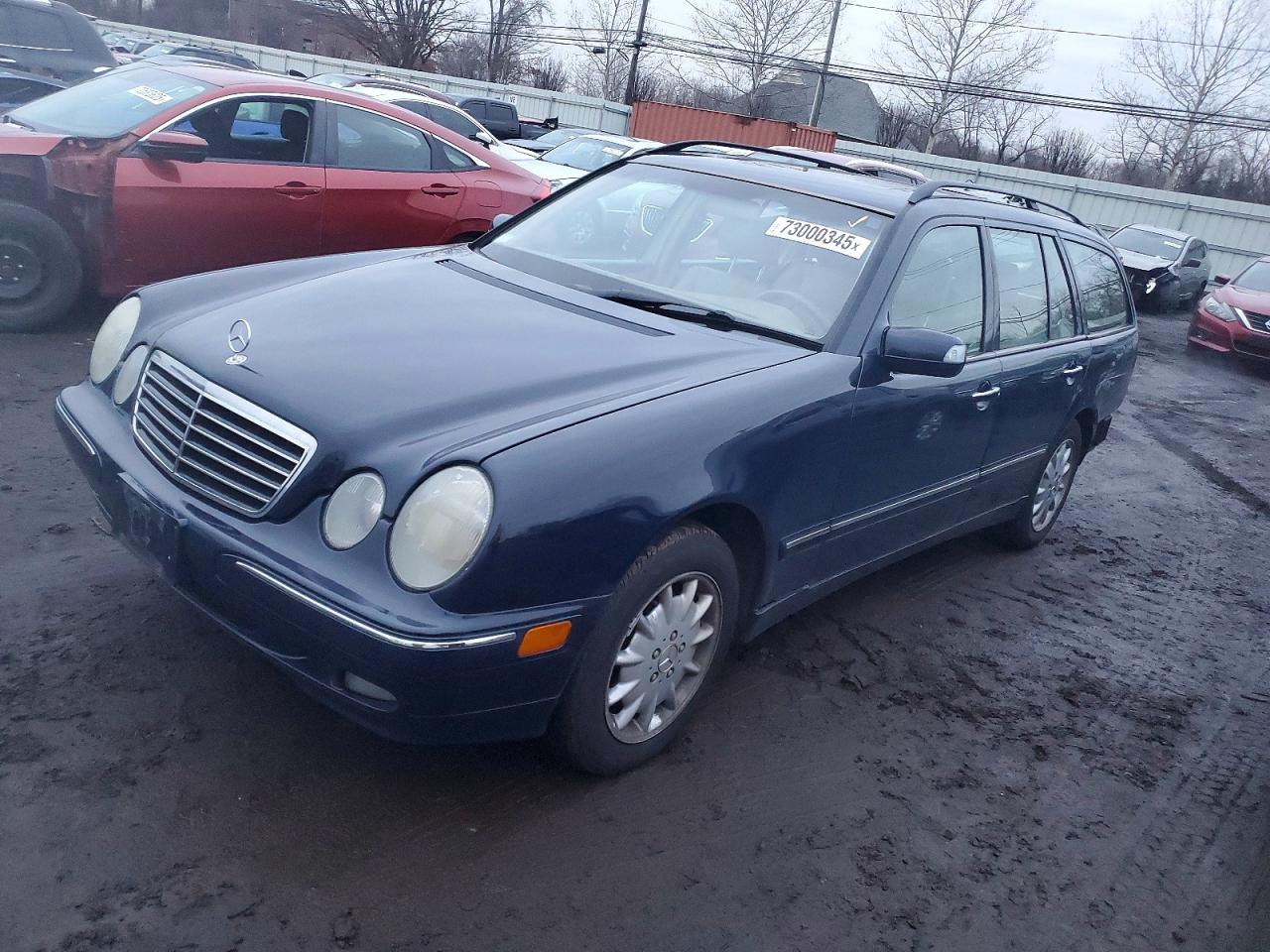 2002 Mercedes-benz E 320 4matic Blue vin: WDBJH82J52X065372