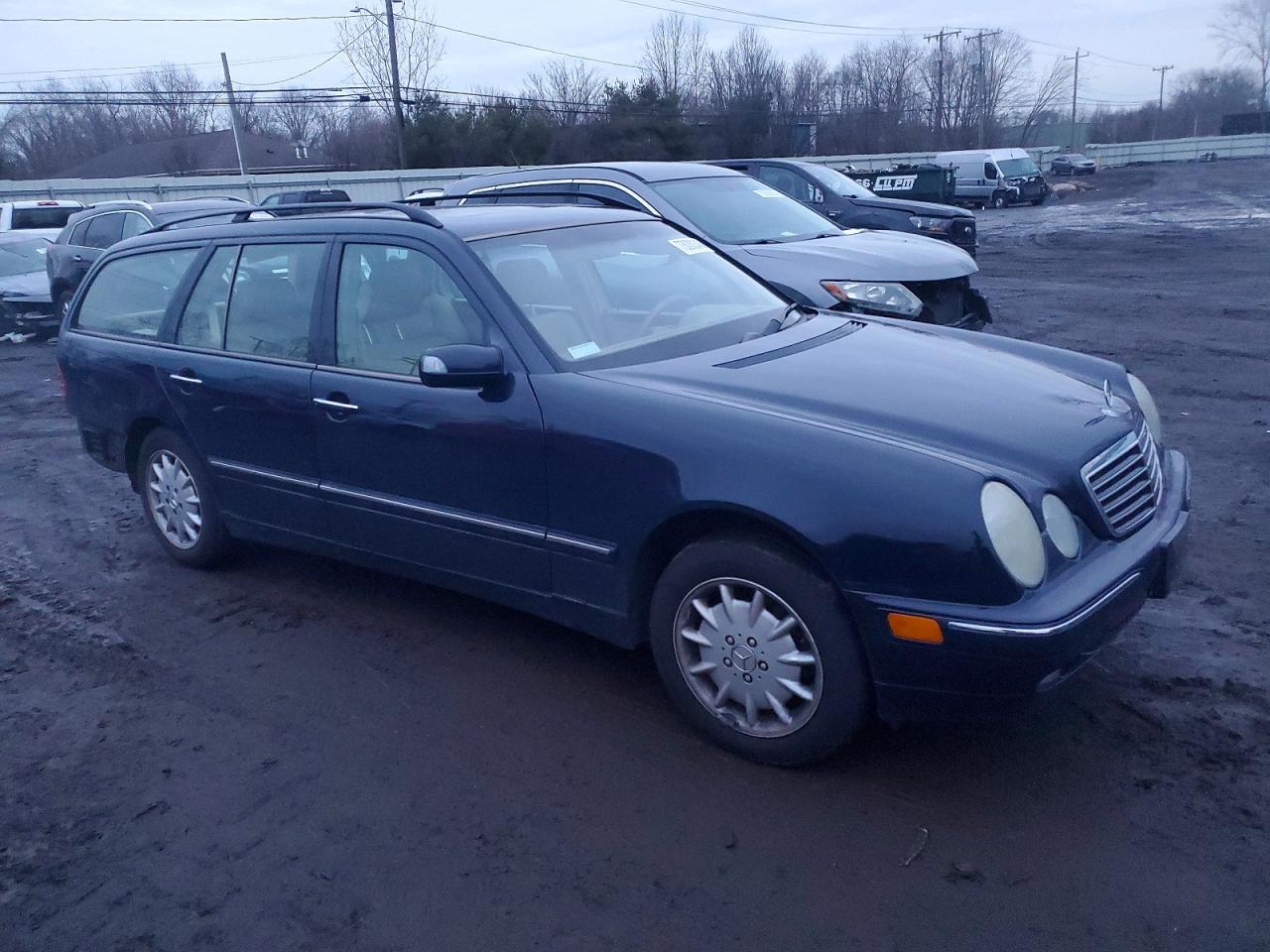 2002 Mercedes-benz E 320 4matic Blue vin: WDBJH82J52X065372