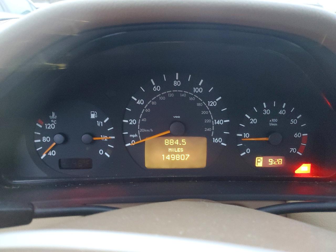 2002 Mercedes-benz E 320 4matic Blue vin: WDBJH82J52X065372
