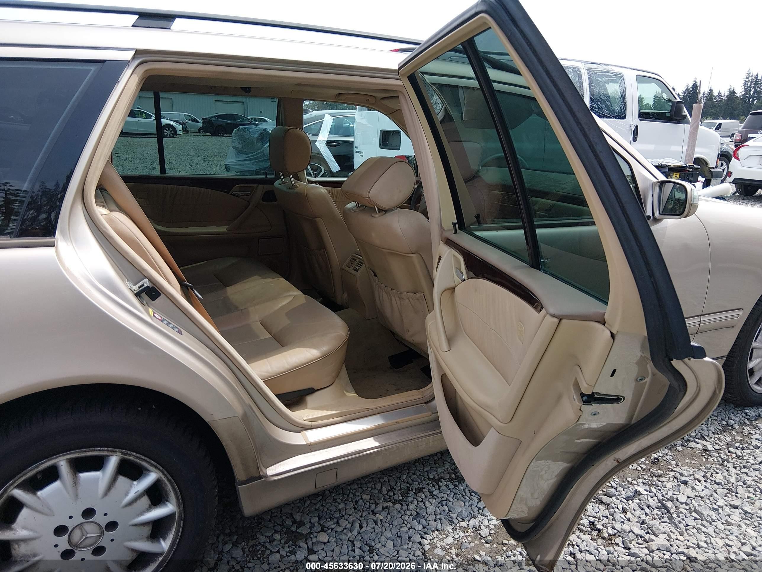 2003 Mercedes-benz E 320 4m Gold vin: WDBJH82J63X084837