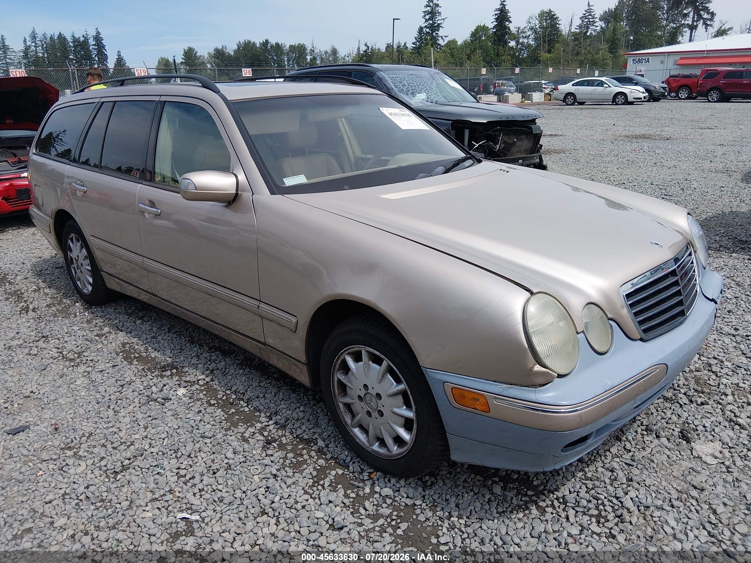 2003 Mercedes-benz E 320 4m Gold vin: WDBJH82J63X084837