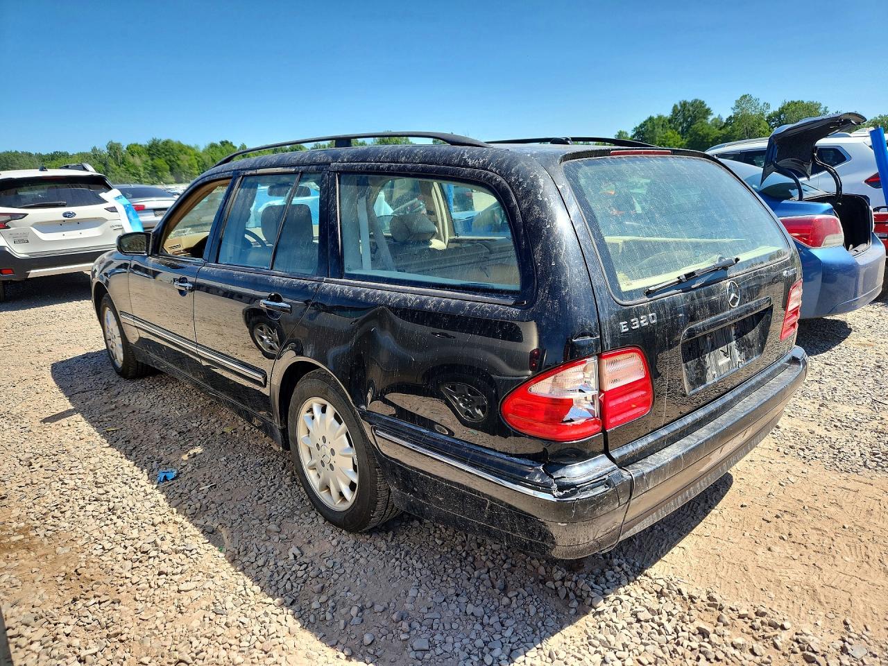 2002 Mercedes-benz E 320 4matic Black vin: WDBJH82J72X083095