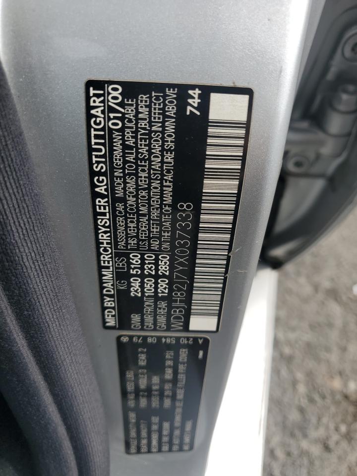 2000 Mercedes-benz E 320 4matic Silver vin: WDBJH82J7YX037338