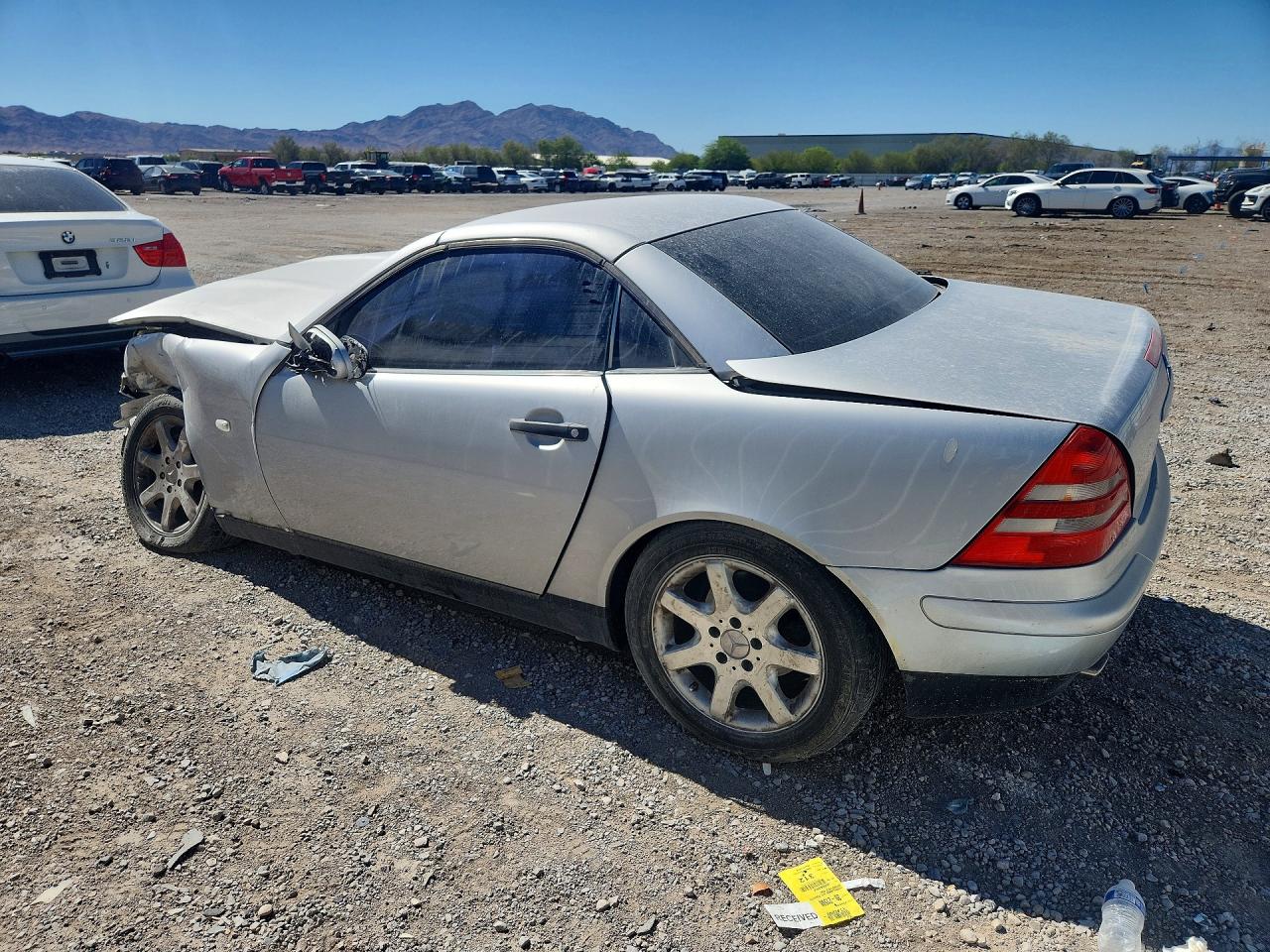 1998 Mercedes-benz Slk 230 Kompressor Silver vin: WDBKK47F0WF041883