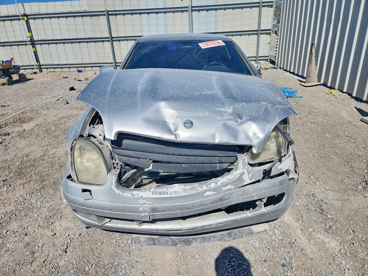 1998 Mercedes-benz Slk 230 Kompressor Silver vin: WDBKK47F0WF041883