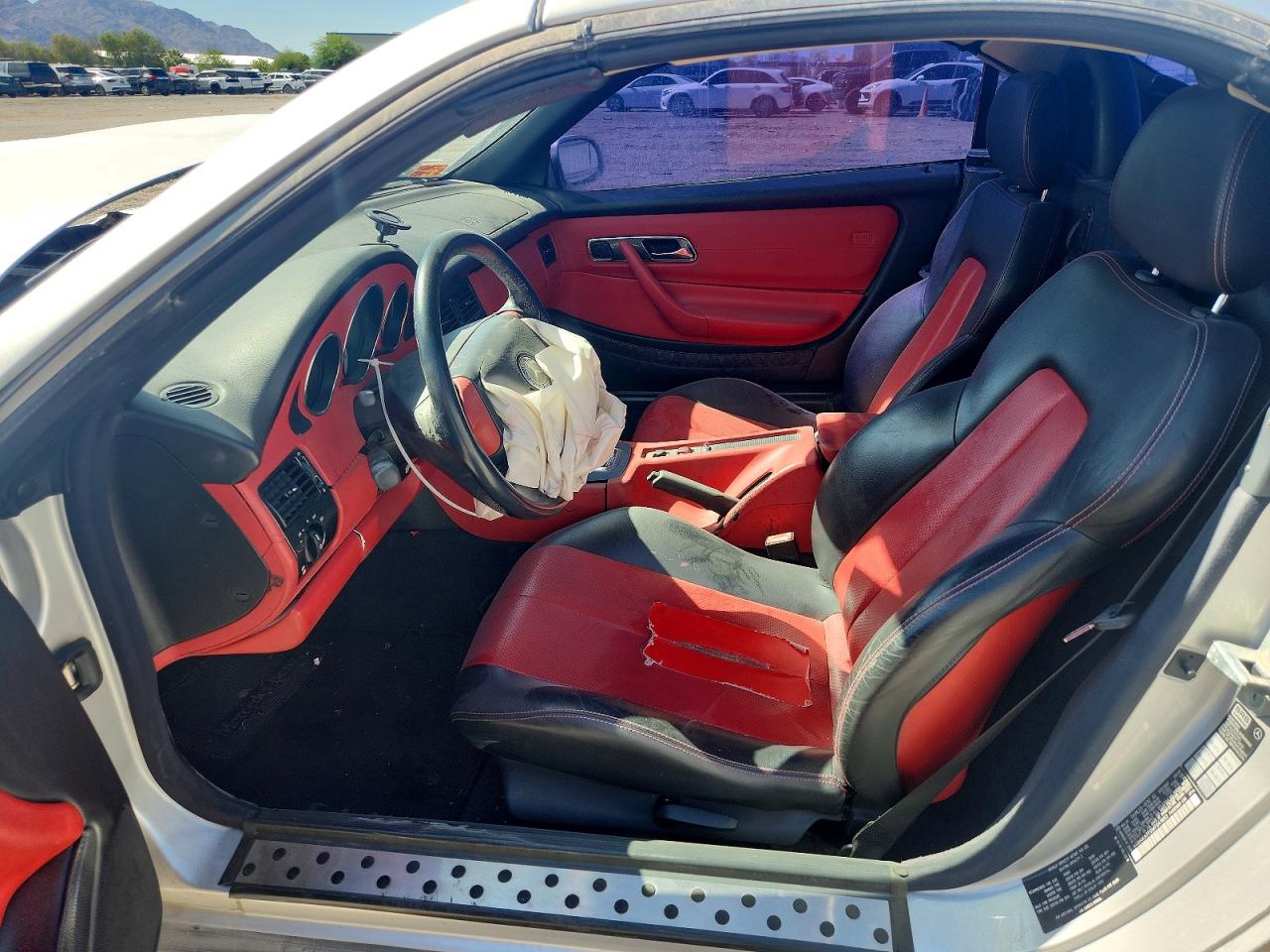 1998 Mercedes-benz Slk 230 Kompressor Silver vin: WDBKK47F0WF041883