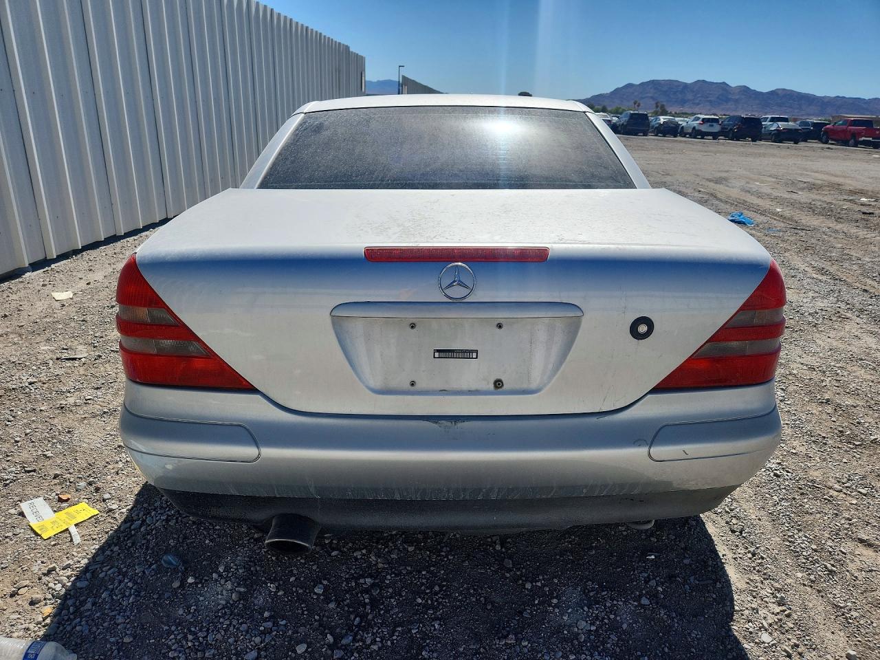 1998 Mercedes-benz Slk 230 Kompressor Silver vin: WDBKK47F0WF041883