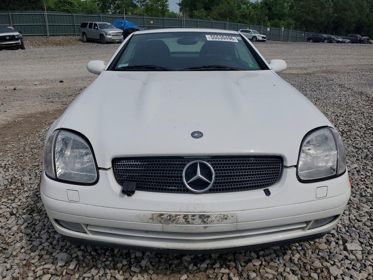1998 Mercedes-benz Slk 230 Kompressor White vin: WDBKK47F0WF061647