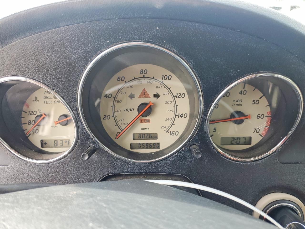 1998 Mercedes-benz Slk 230 Kompressor White vin: WDBKK47F0WF061647