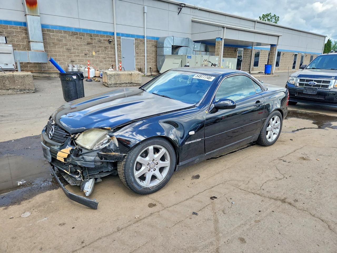 1998 Mercedes-benz Slk 230 Kompressor Черный vin: WDBKK47F0WF063771