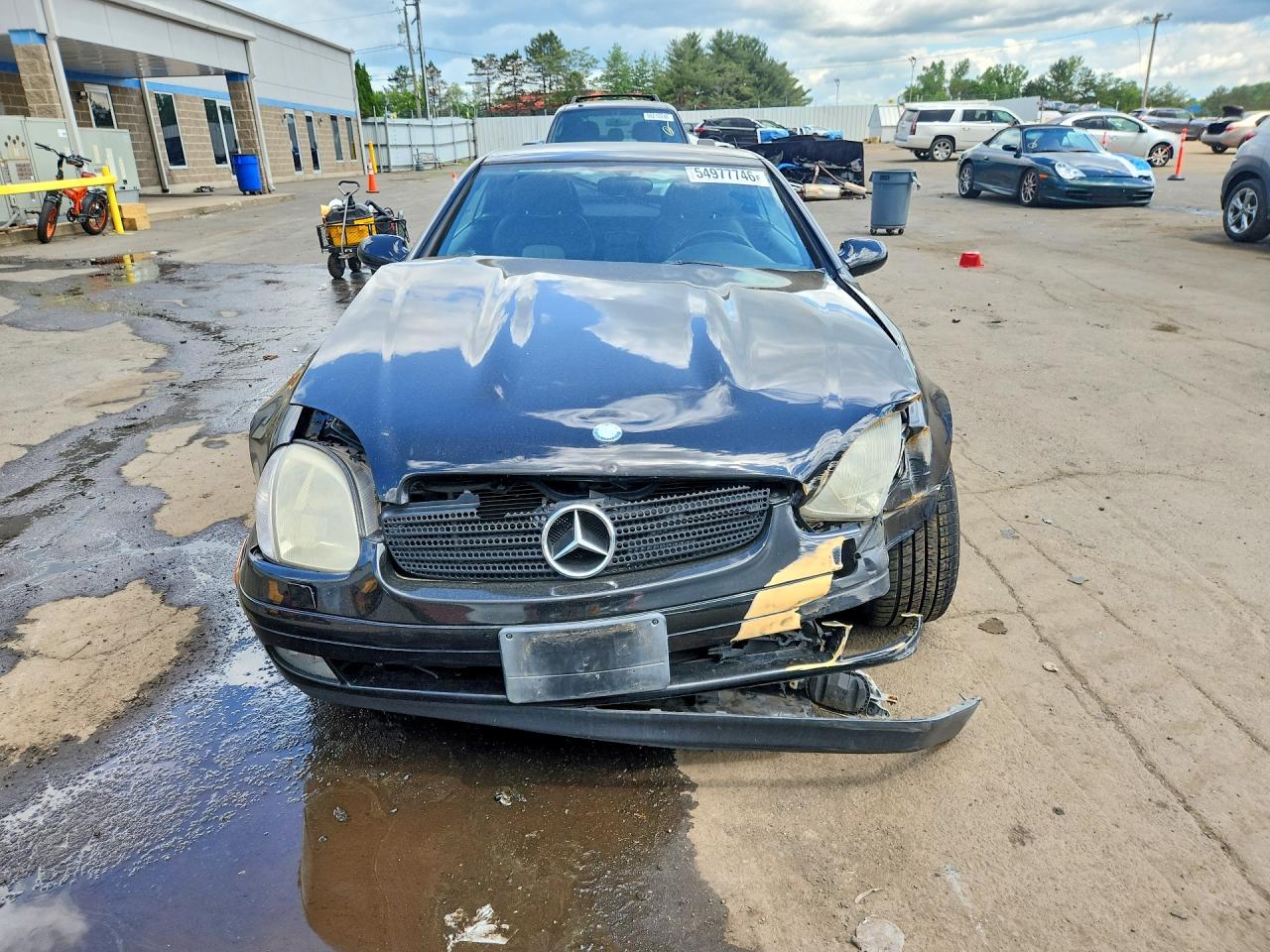 1998 Mercedes-benz Slk 230 Kompressor Black vin: WDBKK47F0WF063771