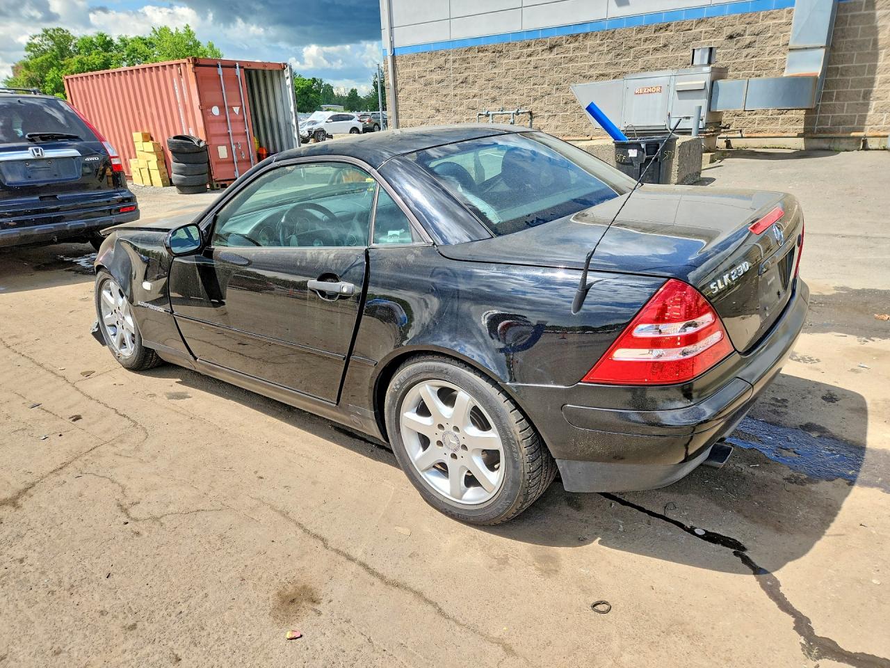 1998 Mercedes-benz Slk 230 Kompressor Black vin: WDBKK47F0WF063771