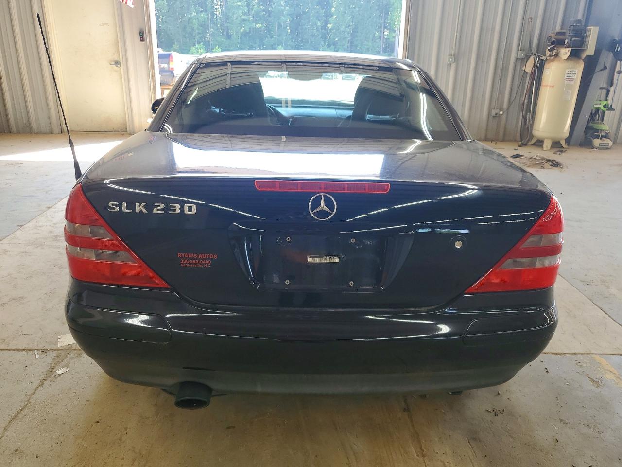 1999 Mercedes-benz Slk 230 Kompressor Black vin: WDBKK47F0XF095699