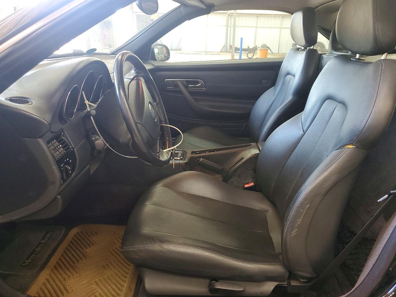 1999 Mercedes-benz Slk 230 Kompressor Black vin: WDBKK47F0XF095699