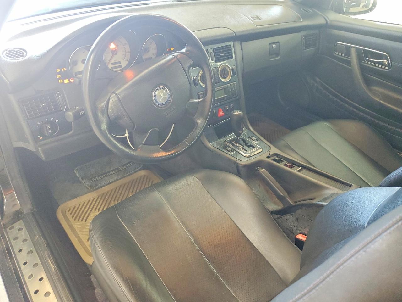 1999 Mercedes-benz Slk 230 Kompressor Black vin: WDBKK47F0XF095699
