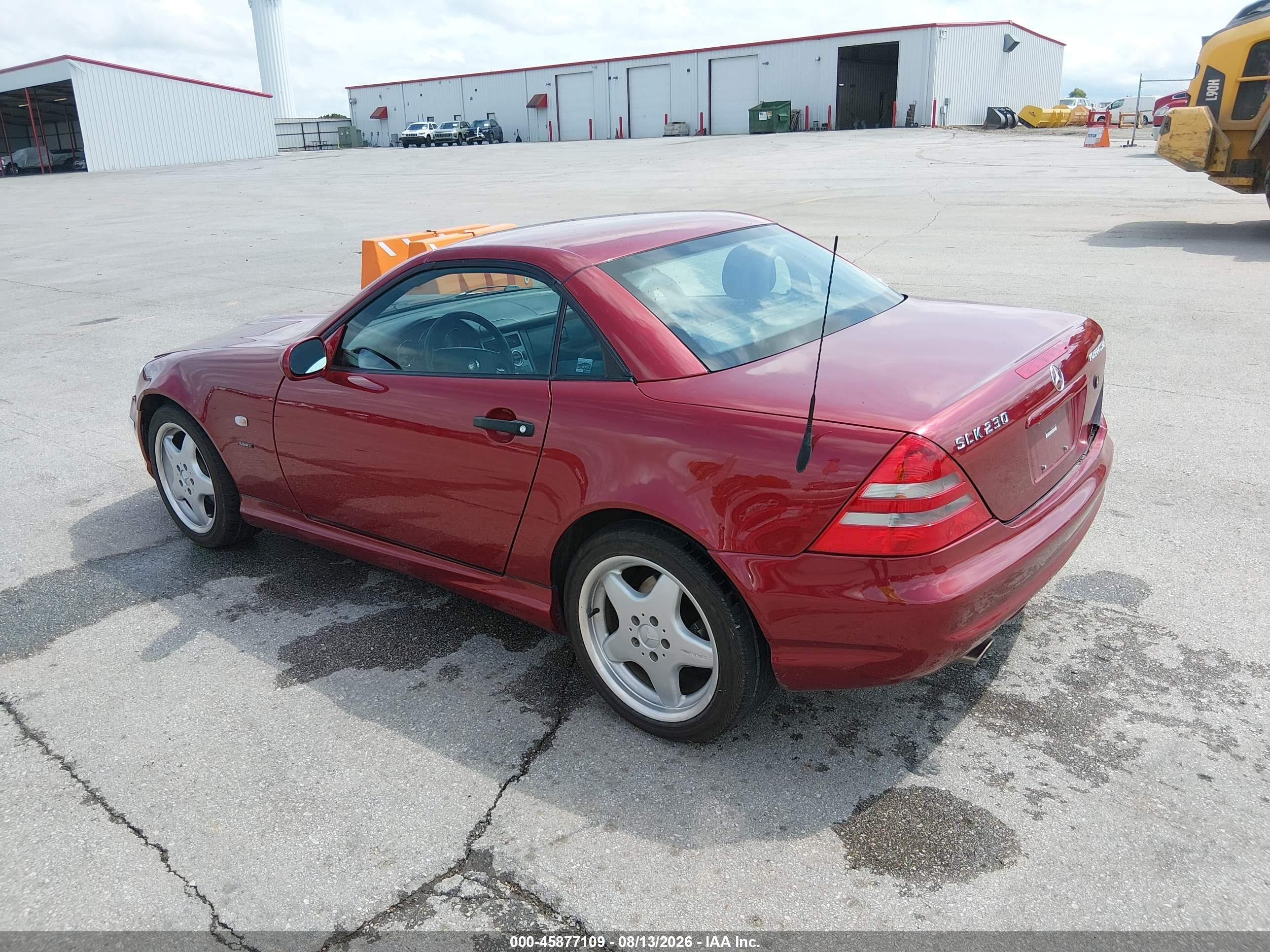 1999 Mercedes-benz Slk 230 Kompressor Red vin: WDBKK47F0XF116812