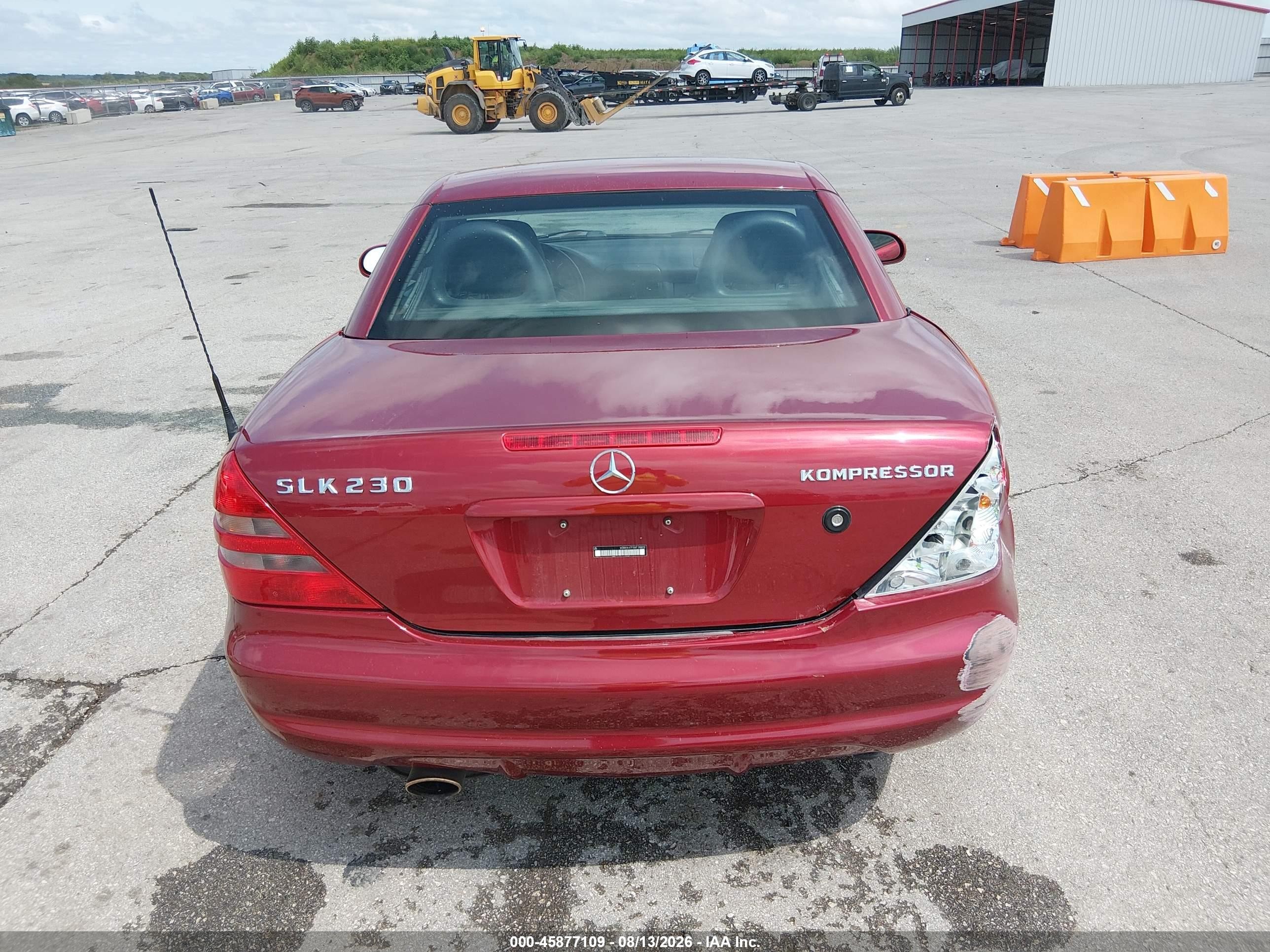 1999 Mercedes-benz Slk 230 Kompressor Red vin: WDBKK47F0XF116812