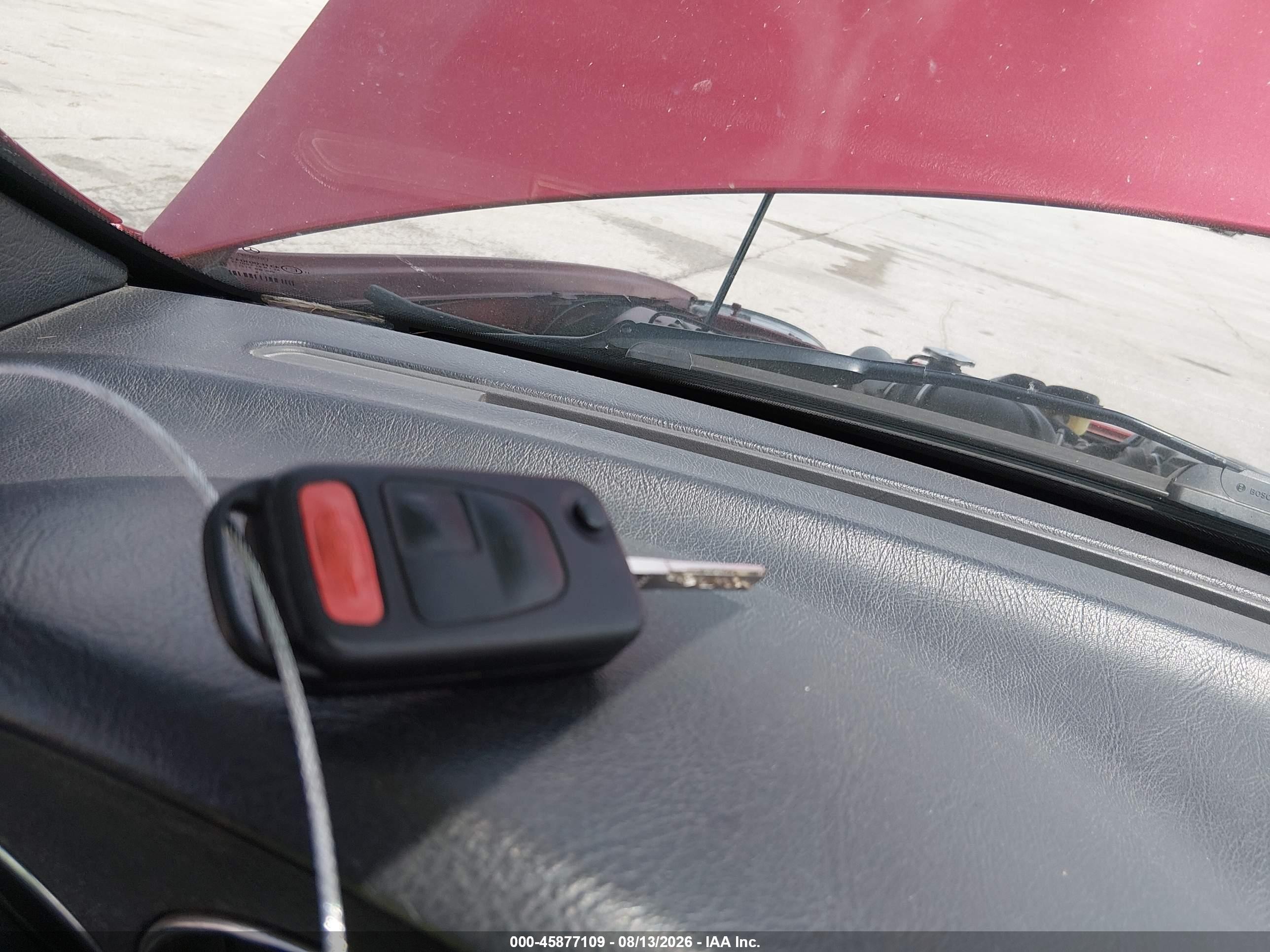 1999 Mercedes-benz Slk 230 Kompressor Red vin: WDBKK47F0XF116812