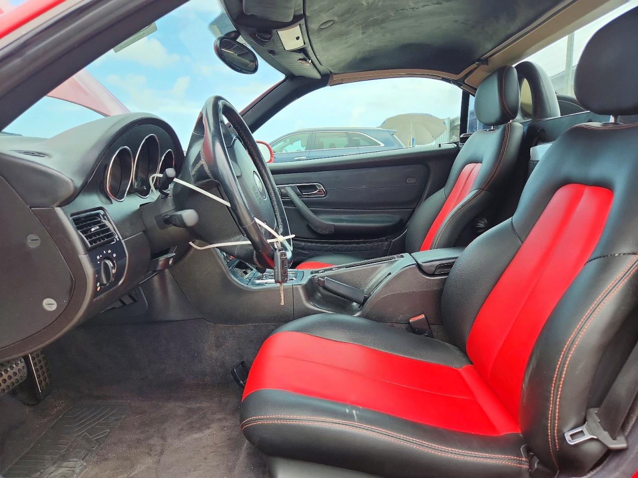 1999 Mercedes-benz Slk 230 Kompressor Red vin: WDBKK47F0XF137949