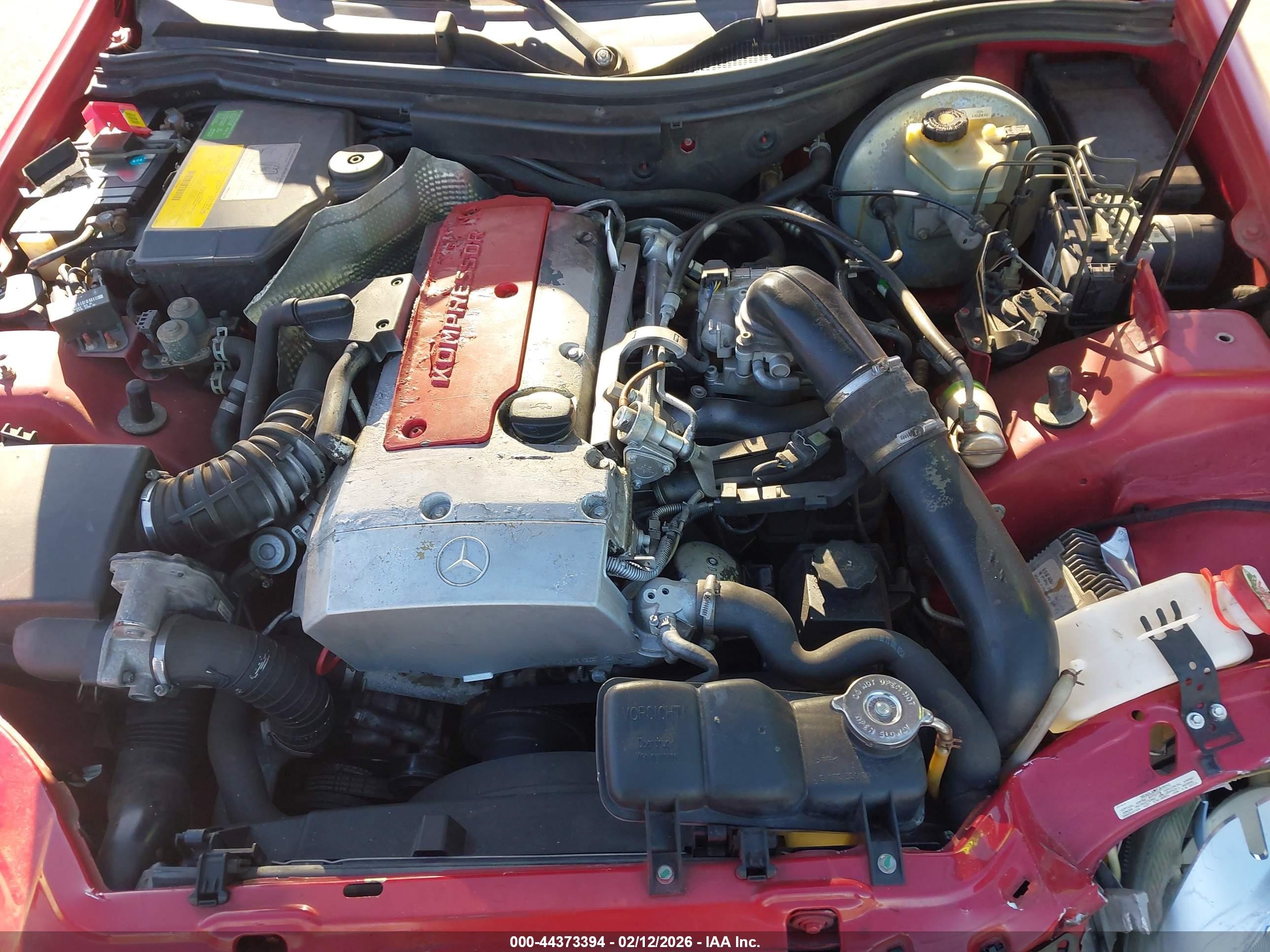 1998 Mercedes-benz Slk 230   Red vin: WDBKK47F1WF006740