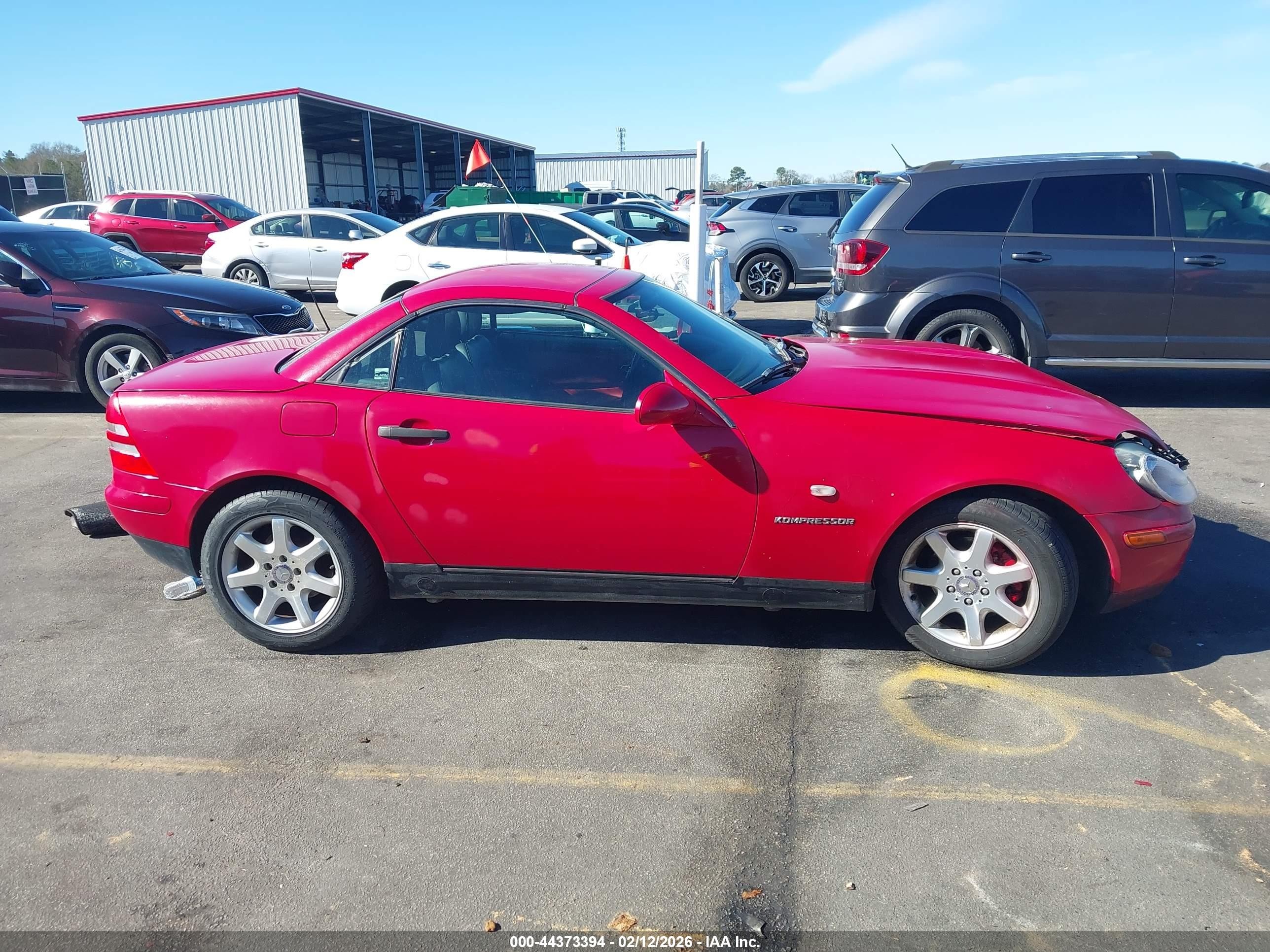 1998 Mercedes-benz Slk 230   Red vin: WDBKK47F1WF006740