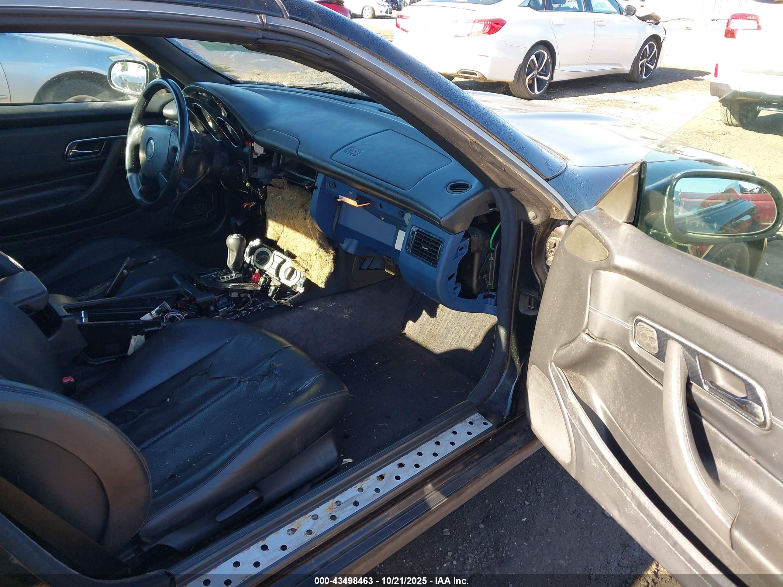 1998 Mercedes-benz Slk 230   Черный vin: WDBKK47F1WF010349