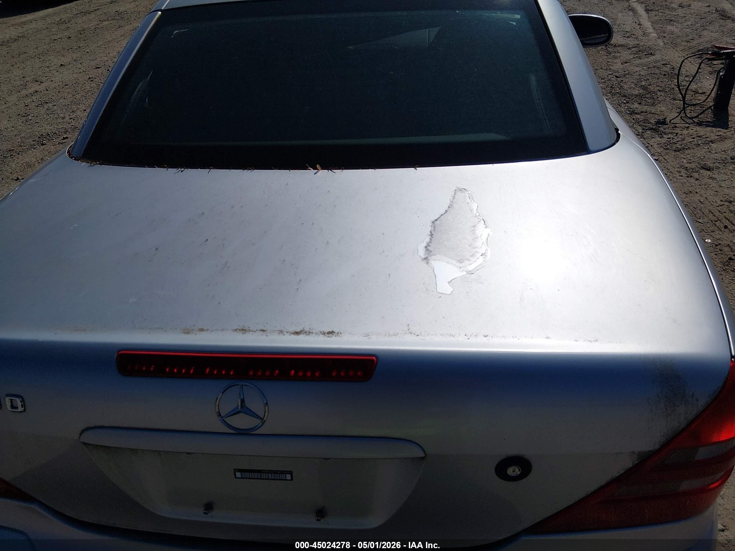 1998 Mercedes-benz Slk 230 Silver vin: WDBKK47F1WF049281