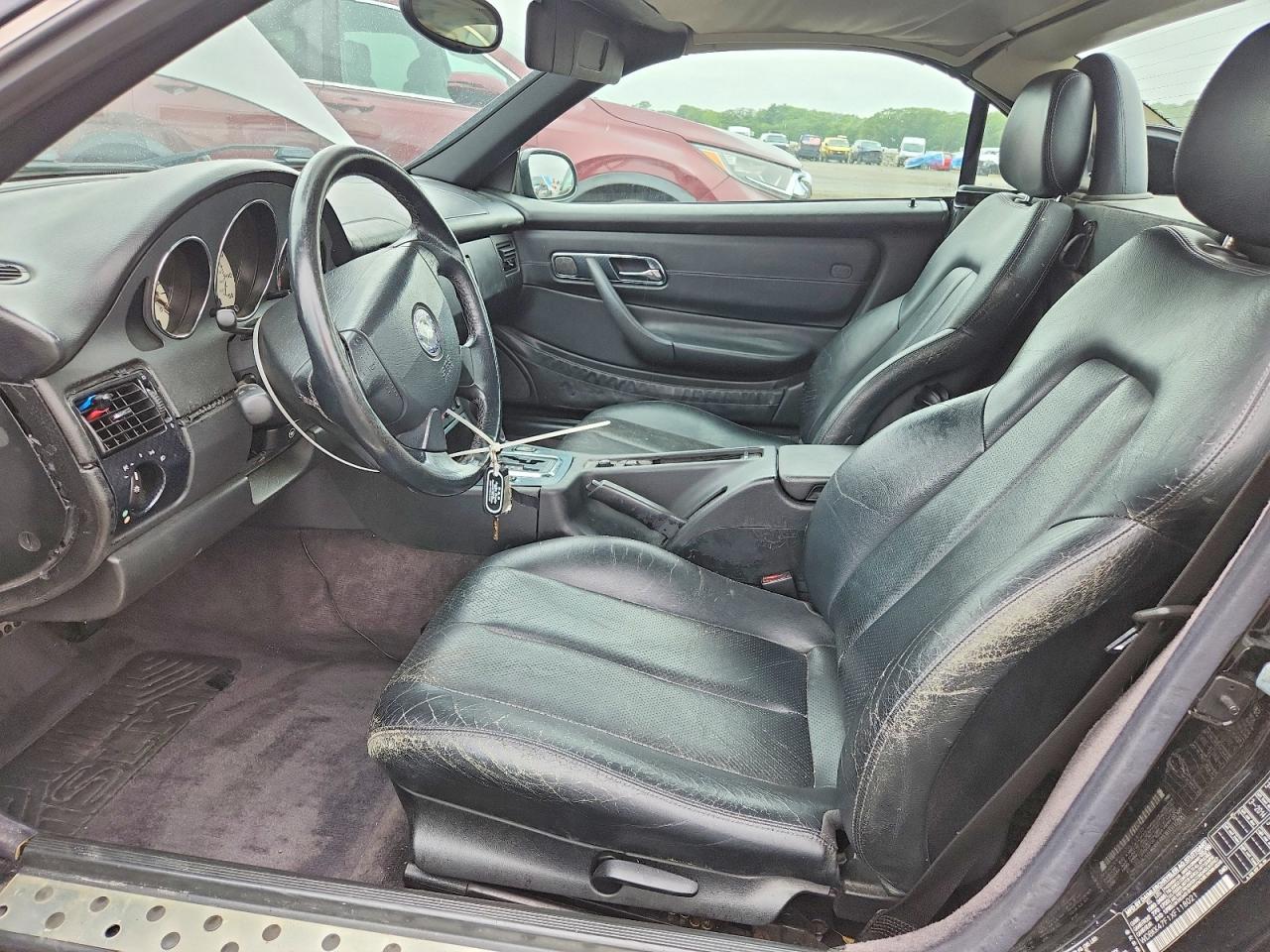 1999 Mercedes-benz Slk 230 Kompressor Black vin: WDBKK47F1XF118021