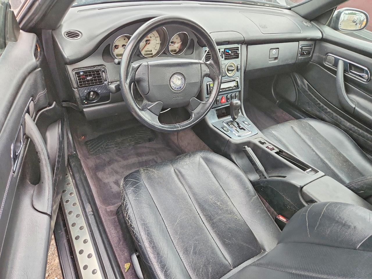 1999 Mercedes-benz Slk 230 Kompressor Black vin: WDBKK47F1XF118021