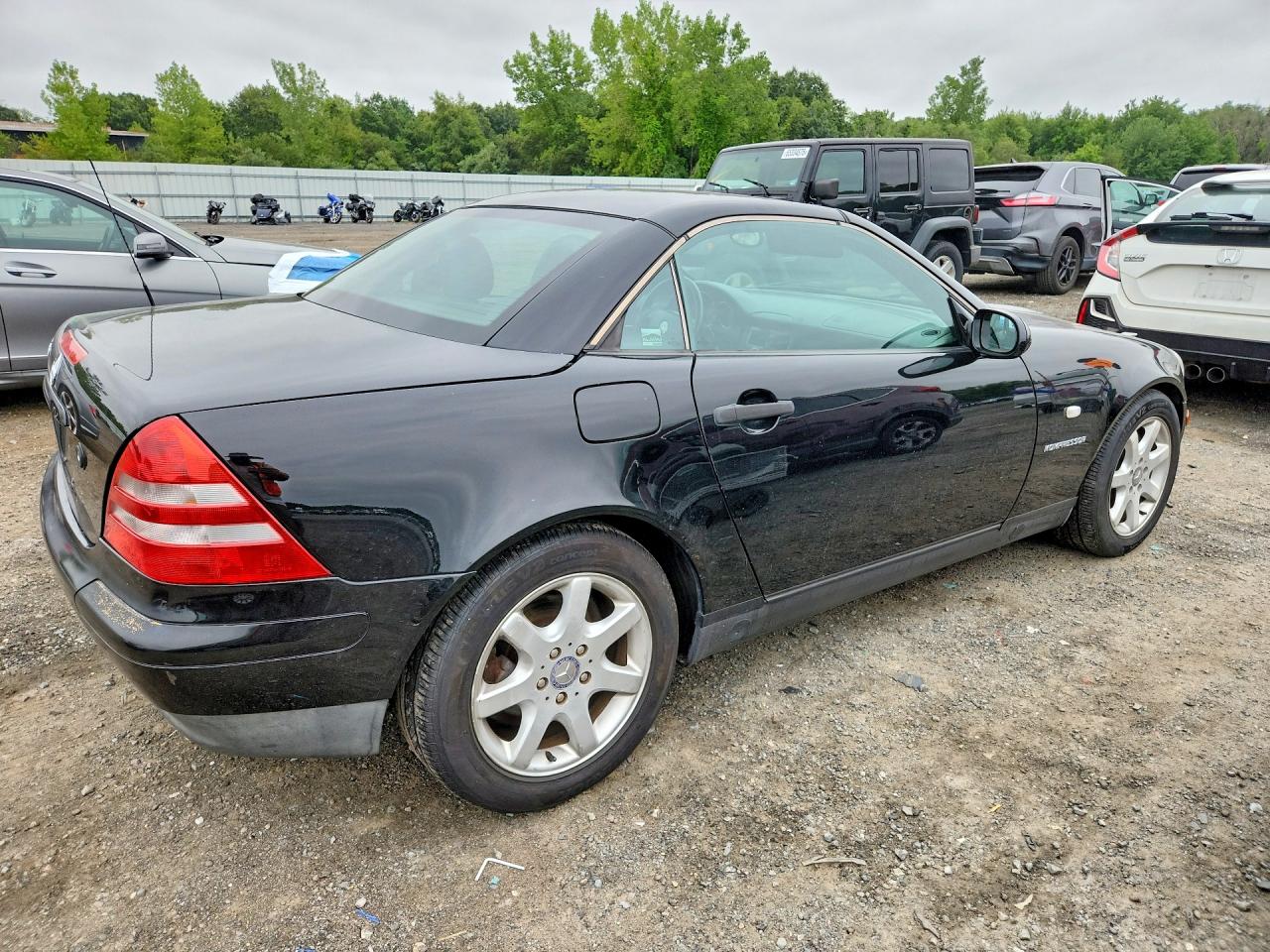1999 Mercedes-benz Slk 230 Kompressor Black vin: WDBKK47F1XF118021