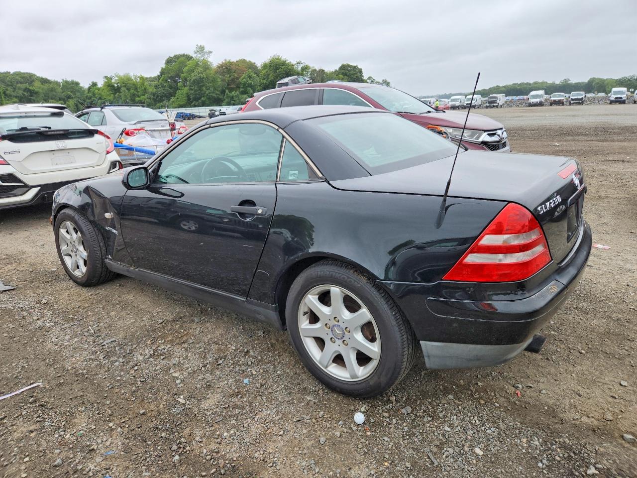 1999 Mercedes-benz Slk 230 Kompressor Black vin: WDBKK47F1XF118021