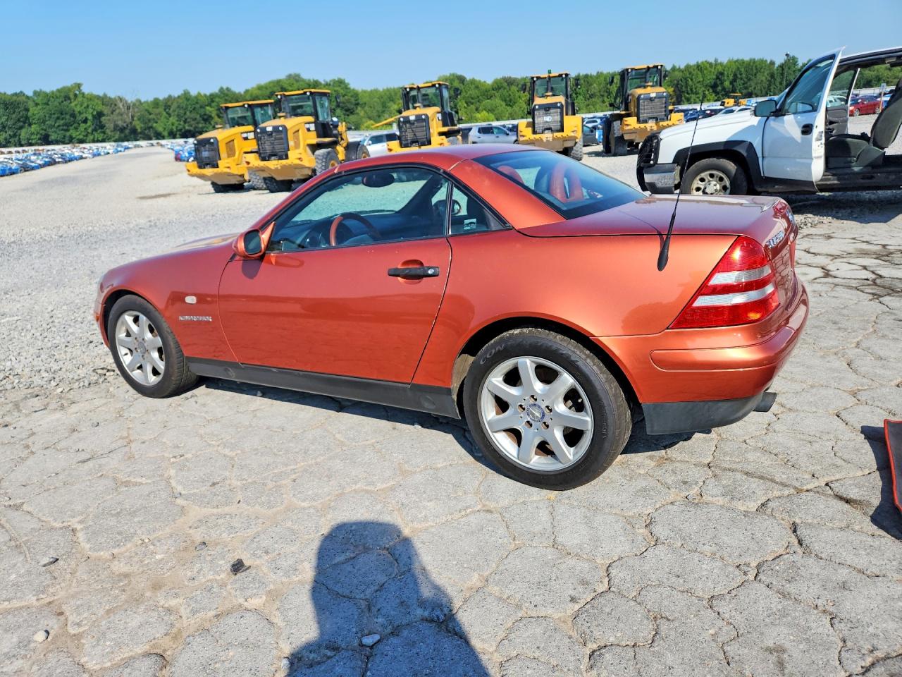 2000 Mercedes-benz Slk 230 Kompressor Оранжевый vin: WDBKK47F1YF149125