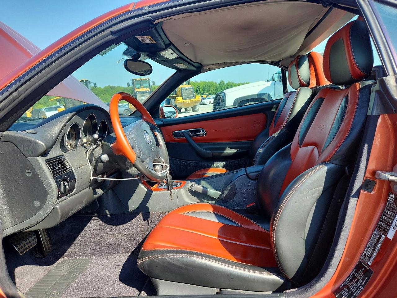 2000 Mercedes-benz Slk 230 Kompressor Оранжевый vin: WDBKK47F1YF149125