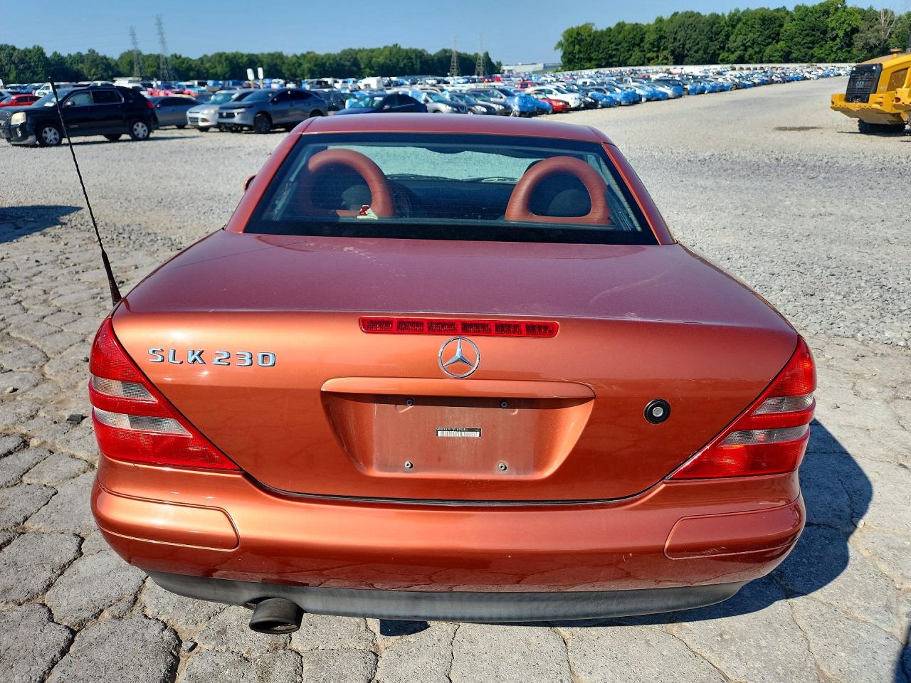 2000 Mercedes-benz Slk 230 Kompressor Оранжевый vin: WDBKK47F1YF149125