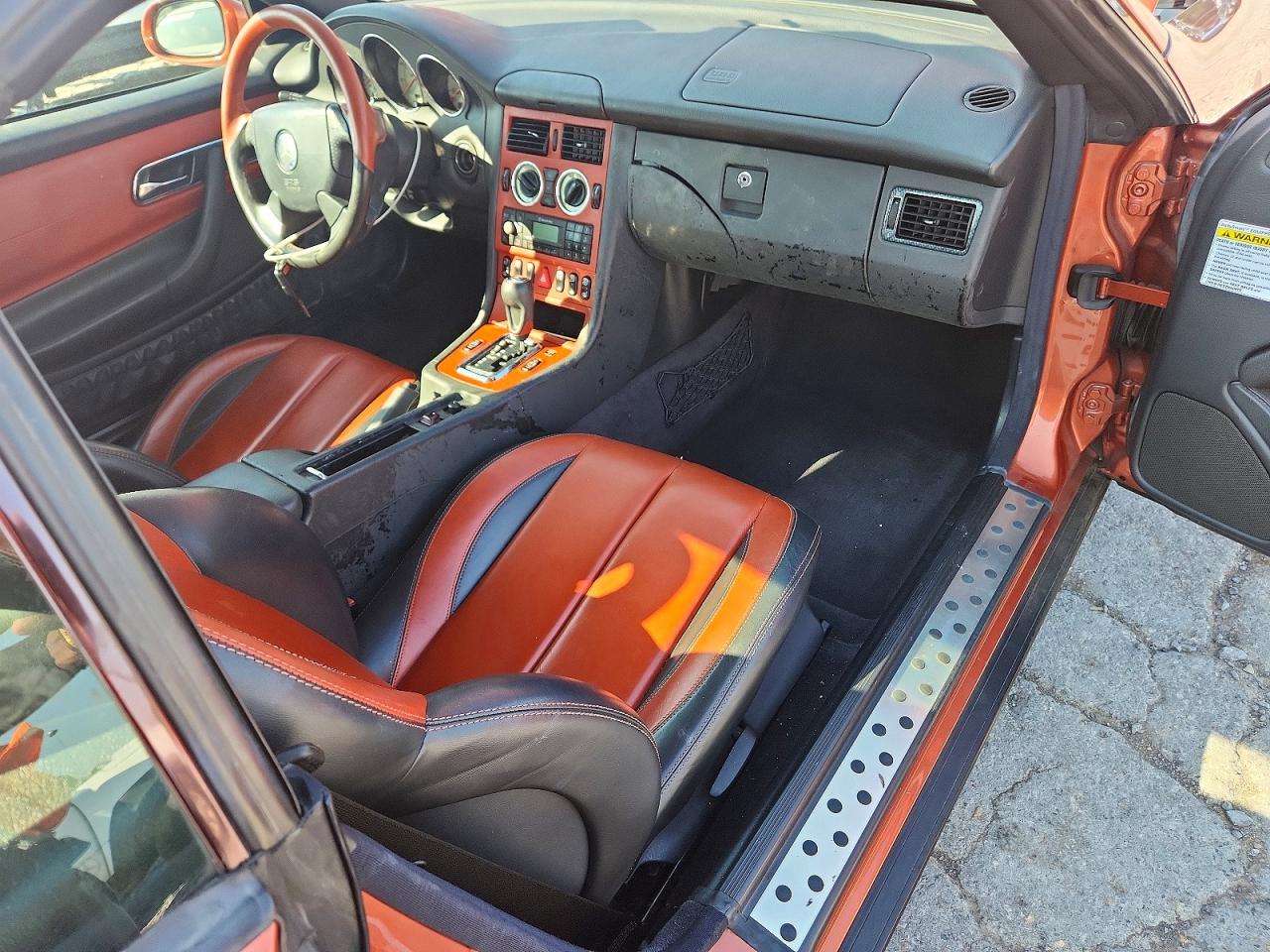 2000 Mercedes-benz Slk 230 Kompressor Оранжевый vin: WDBKK47F1YF149125