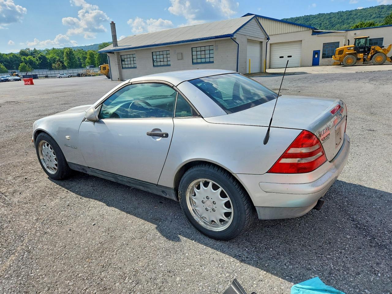 1999 Mercedes-benz Slk 230 Kompressor Серебряный vin: WDBKK47F2XF114740