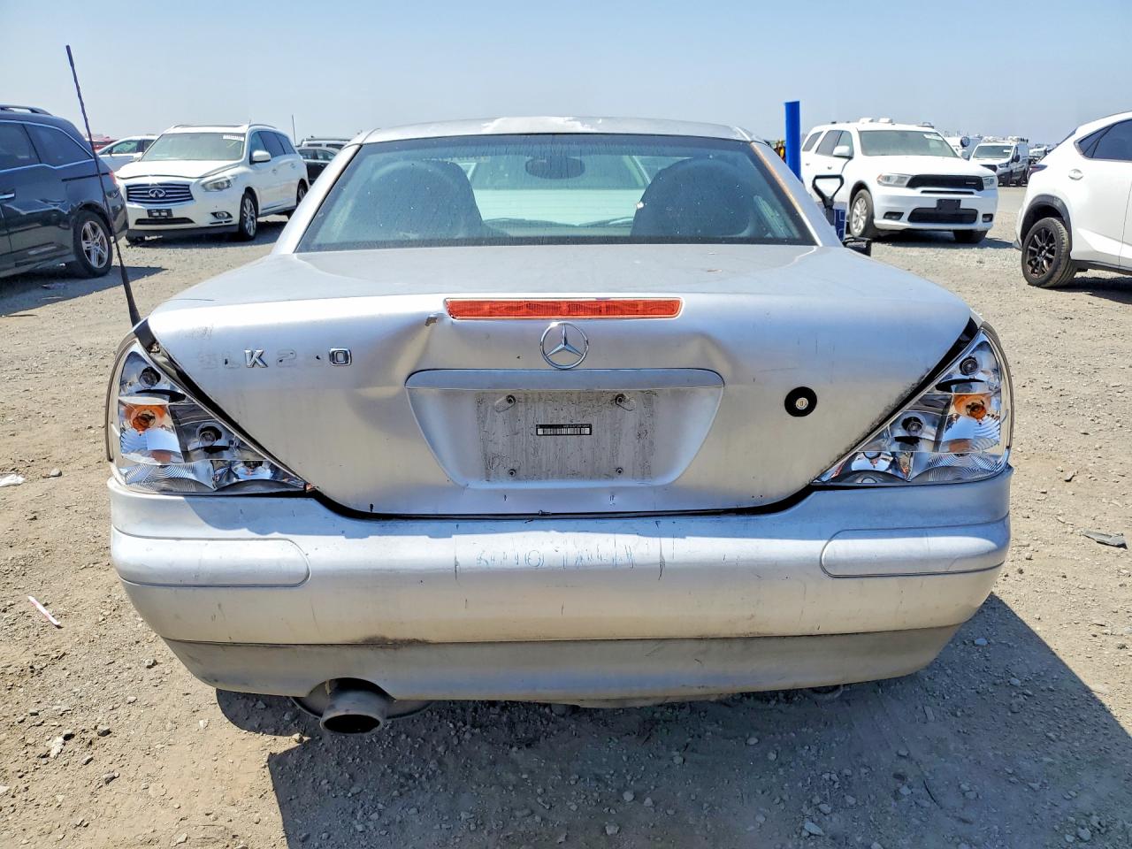 1999 Mercedes-benz Slk 230 Kompressor Silver vin: WDBKK47F2XF129271